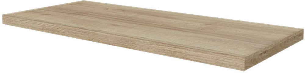 Saphir Waschtisch »Serie 4035 Keramik-Aufsatzbecken mit Unterschrank, 118 cm breit«, Waschplatz mit 2 Schubladen, Riviera Eiche quer Nachbildung
