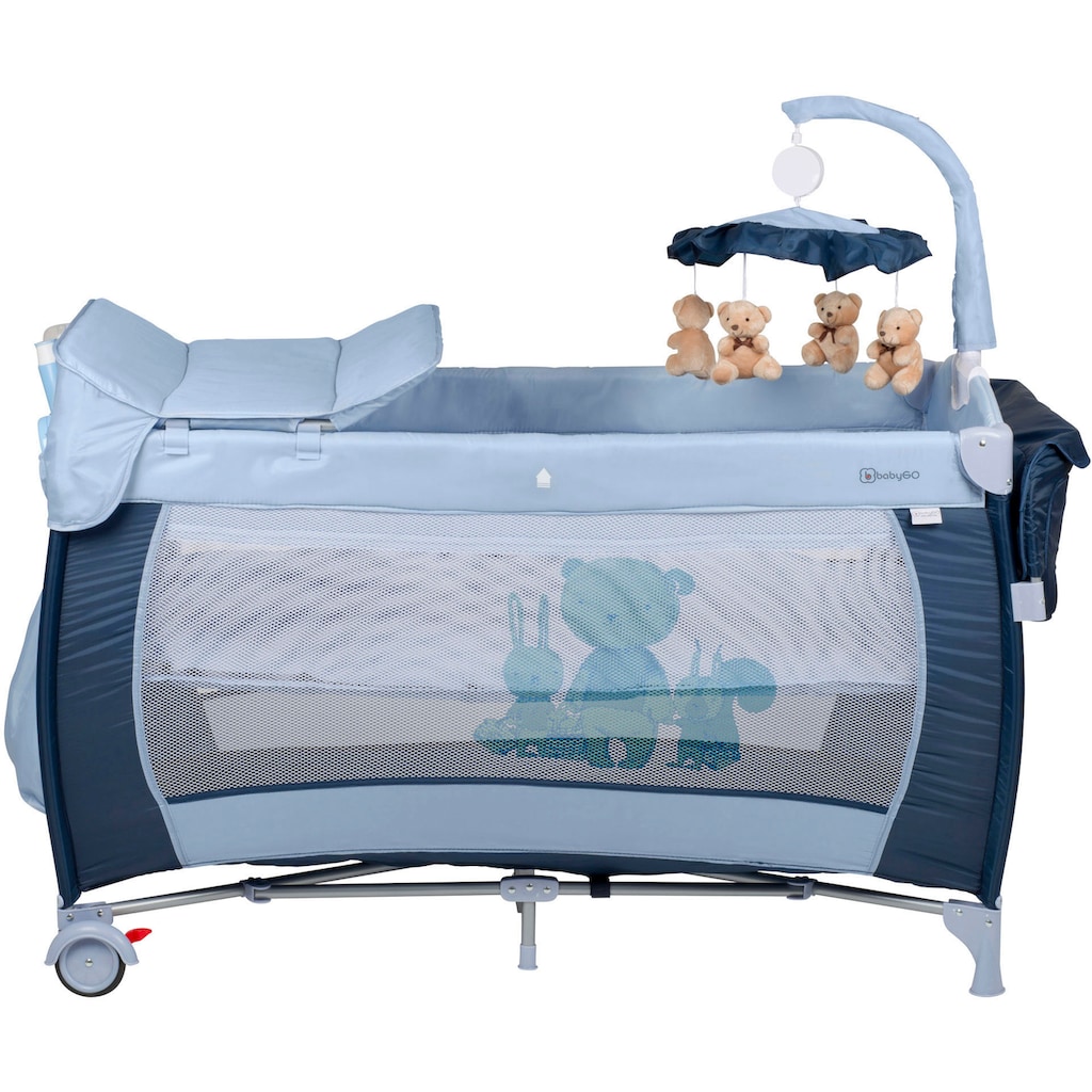 BabyGo Baby-Reisebett »Sleeper Deluxe, blau«