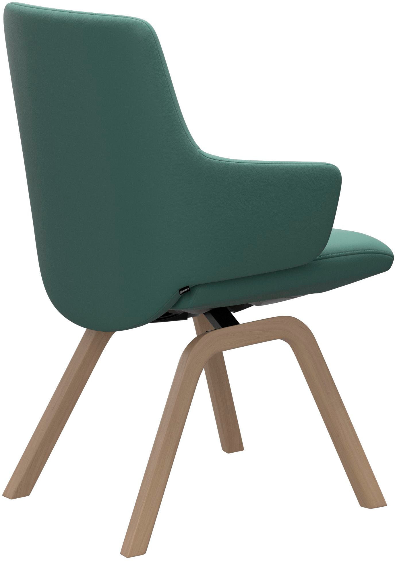 Stressless® Polsterstuhl »Laurel«, Leder PALOMA, Low Back mit Armlehne, Größe L, mit schräggestellten Beinen in Eiche