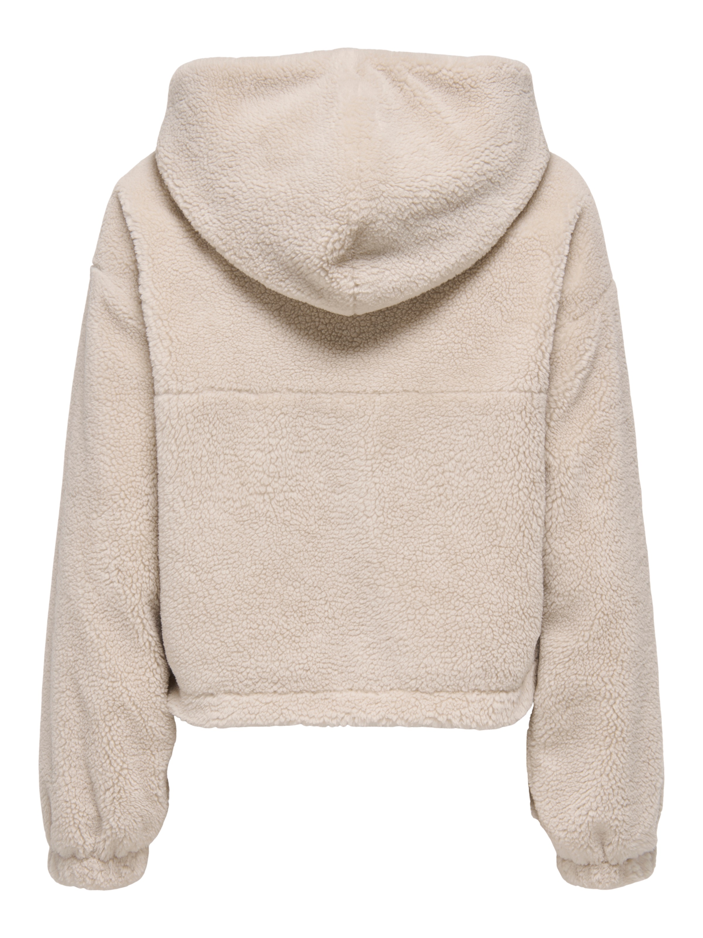ONLY Fleecejacke »ONLSIENA TEDDY ANORAK LIFE CC OTW«, mit Kapuze