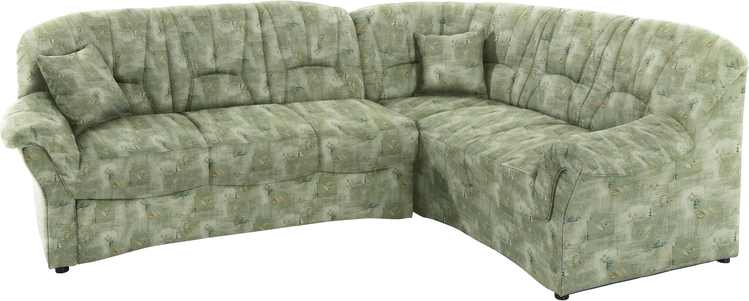 DOMO collection Ecksofa "Bahia, zeitlos und elegant, bequeme Armlehnen, L-F günstig online kaufen