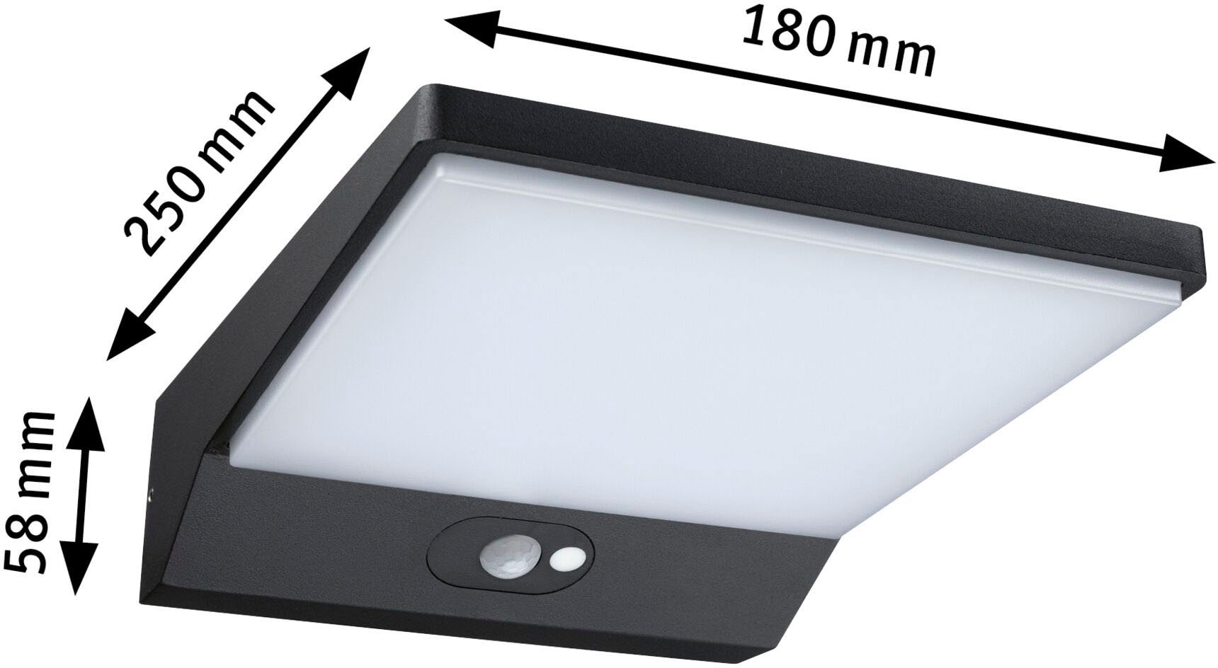 Paulmann Außen-Wandleuchte »IP44«, 1 flammig, Leuchtmittel LED-Modul | LED fest integriert, LED-Modul, 3.000K 5W Aluminium
