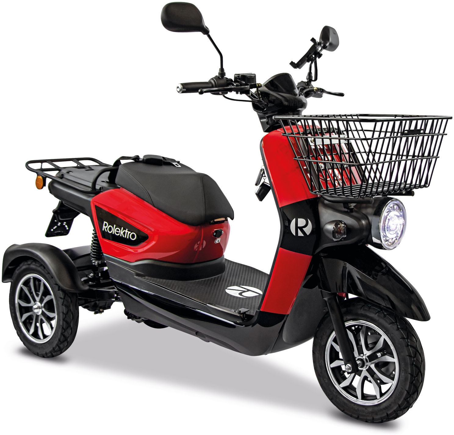 Rolektro Elektromobil »Rolektro E-Carrier 25 V.3 Lithium ohne Koffer«, (Korb)