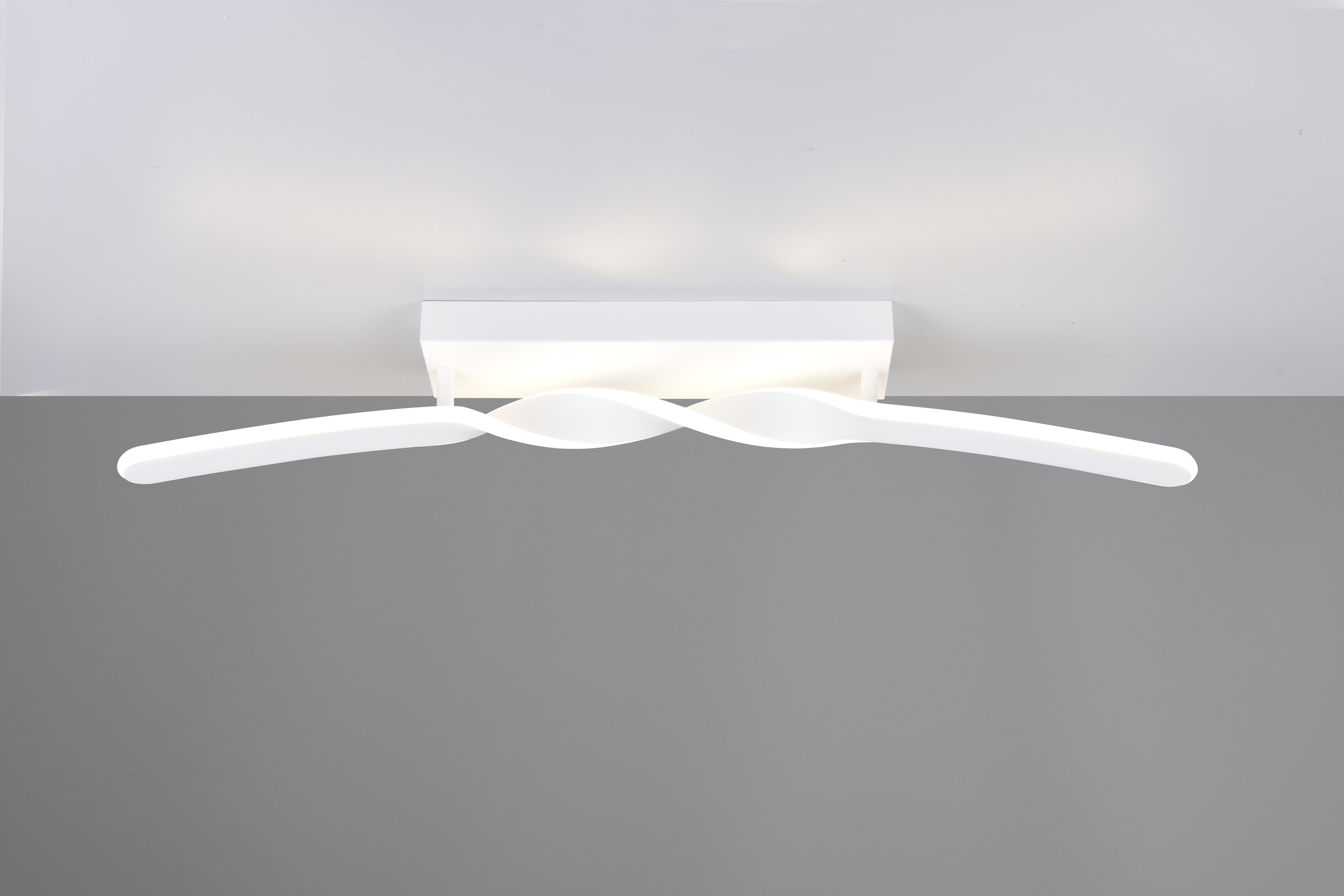 REALITY Leuchten LED Deckenleuchte »GINKO, LED Deckenlampe 18W 2100 Lumen 4000K kaltweiß, Schlafzimmer«, 1 flammig, Leuchtmittel LED-Board | LED fest integriert, als Wandlampe oder Deckenlampe montierbar, Breite 79 cm Höhe 12,5cm