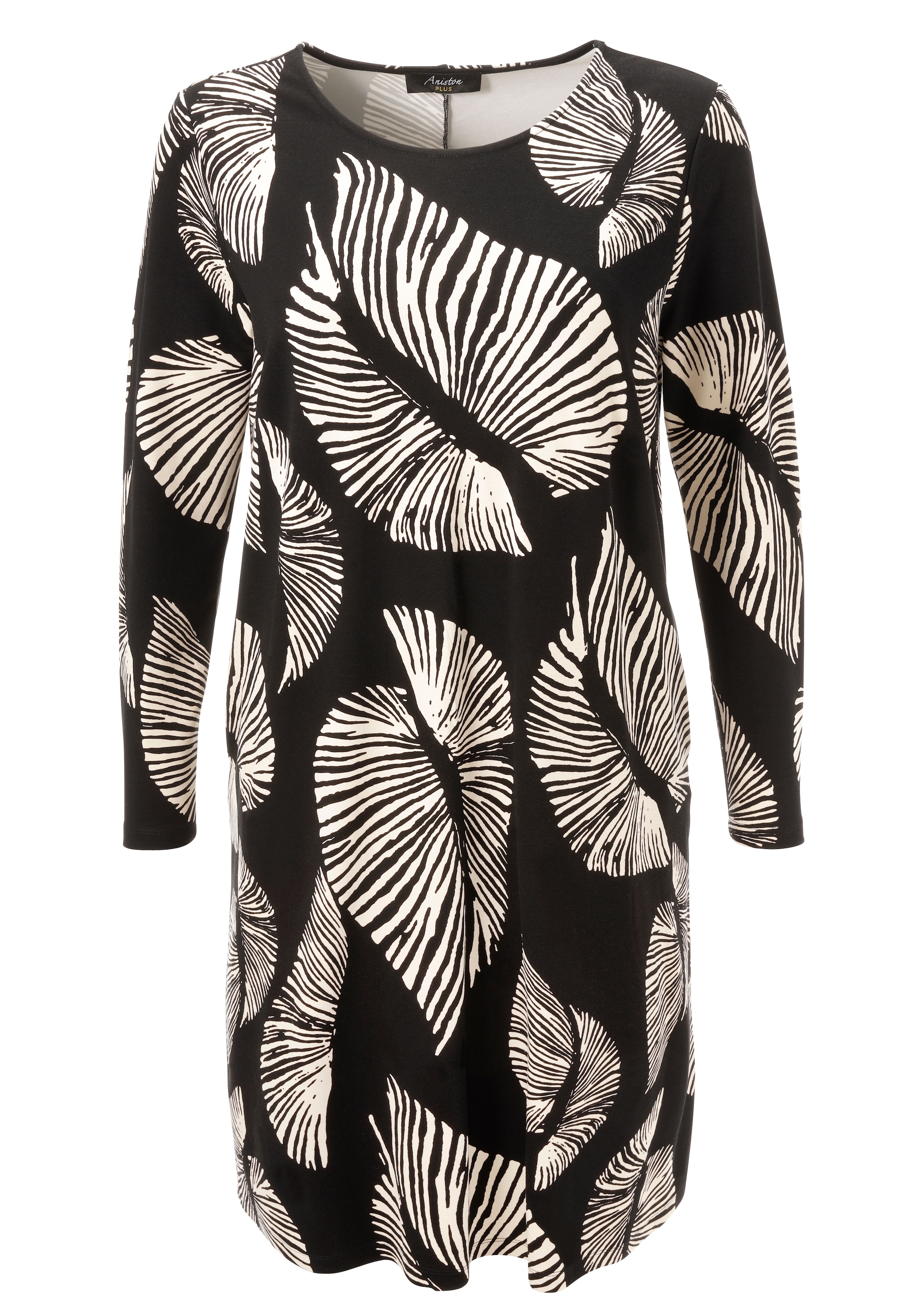Aniston PLUS Jerseykleid, aus weicher Milano Rib-Qualität - NEUE KOLLEKTION