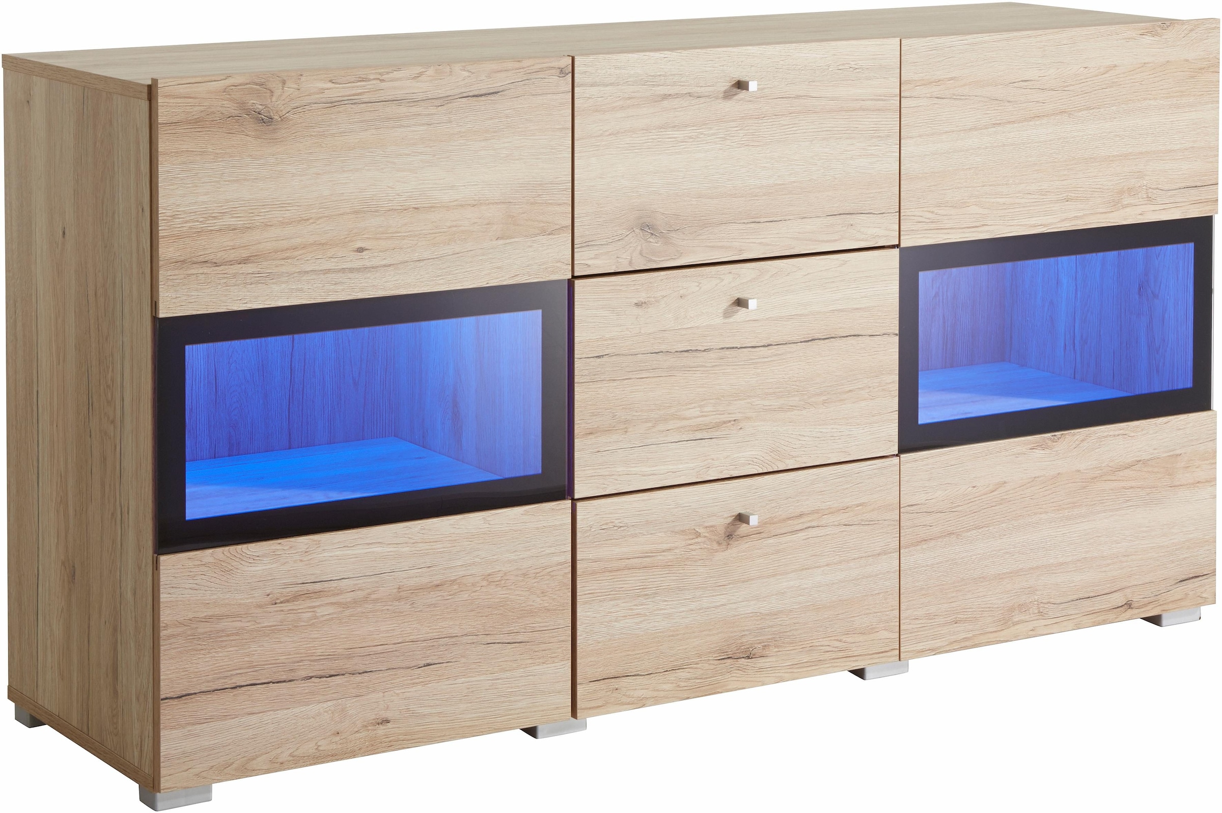 Helvetia Sideboard »Baros«, Breite 132 cm auf Rechnung bestellen