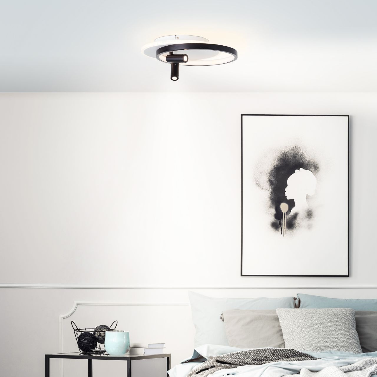 Brilliant Deckenleuchte »Eunomia«, 1 flammig, schwenkbar, 3 Stufen dimmbar günstig online kaufen