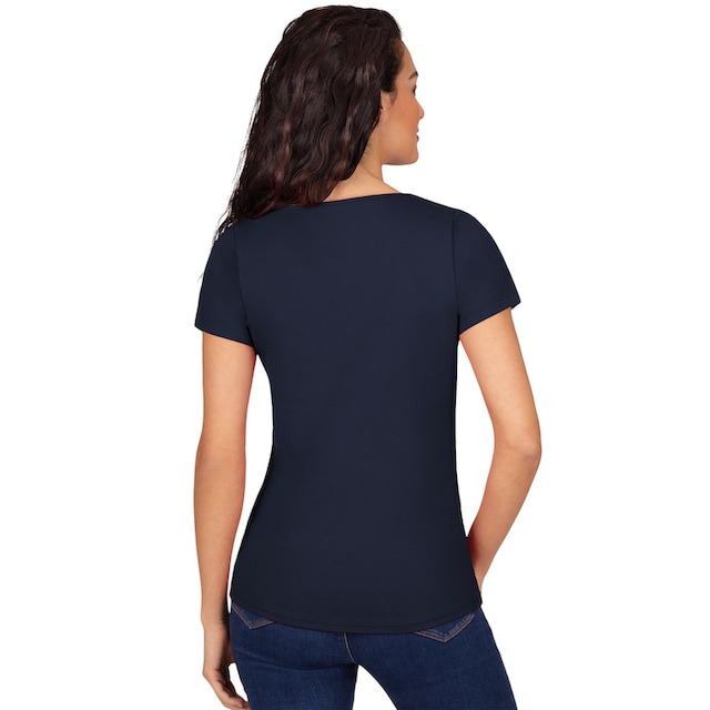 Trigema T-Shirt »TRIGEMA Schickes Damen T-Shirt in Öko-Qualität« online bei