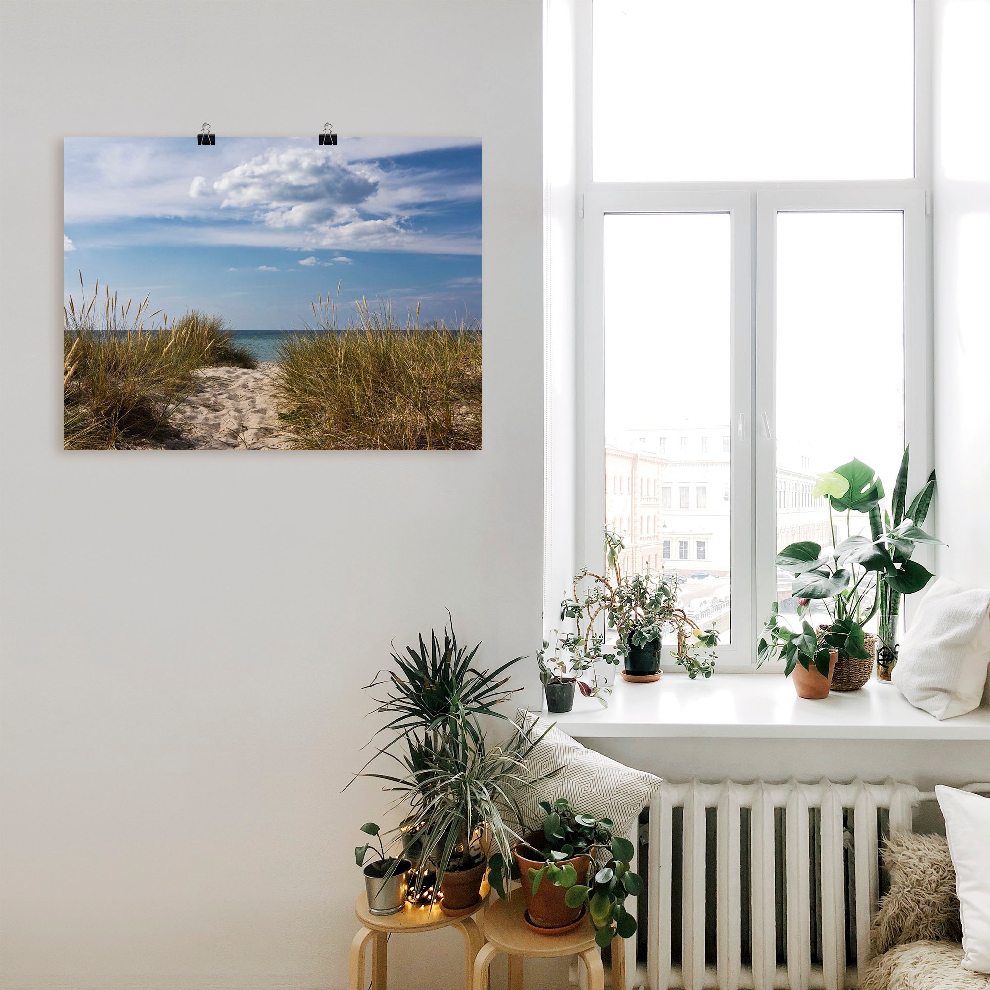 Artland Wandbild »Ostseestrand in Dänemark«, Strand, (1 St.), als Leinwandbild, Poster in verschied. Größen