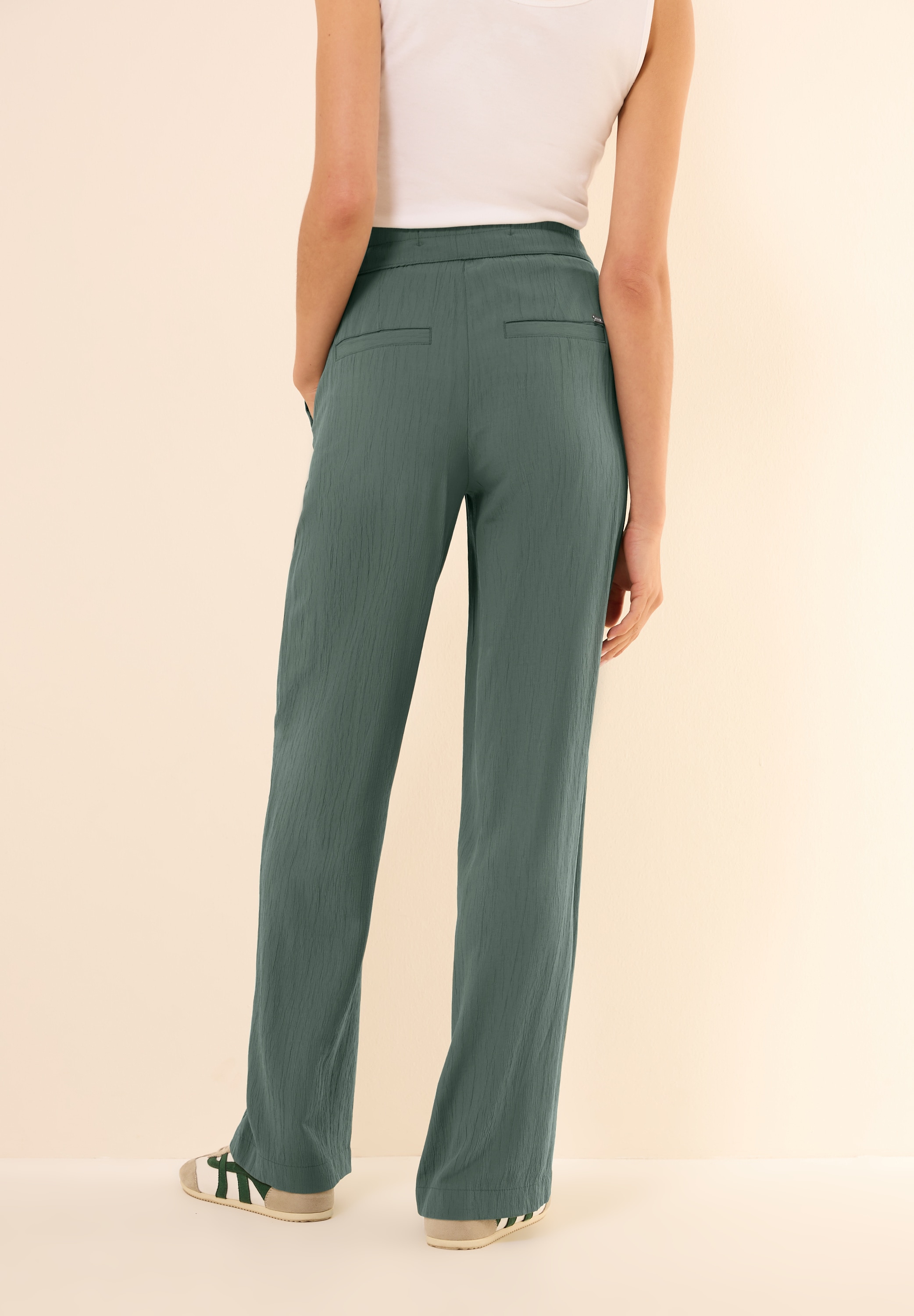 Cecil Stoffhose »Style Neele«  Sommerhose mit elastischem Bund und Tunnelzug