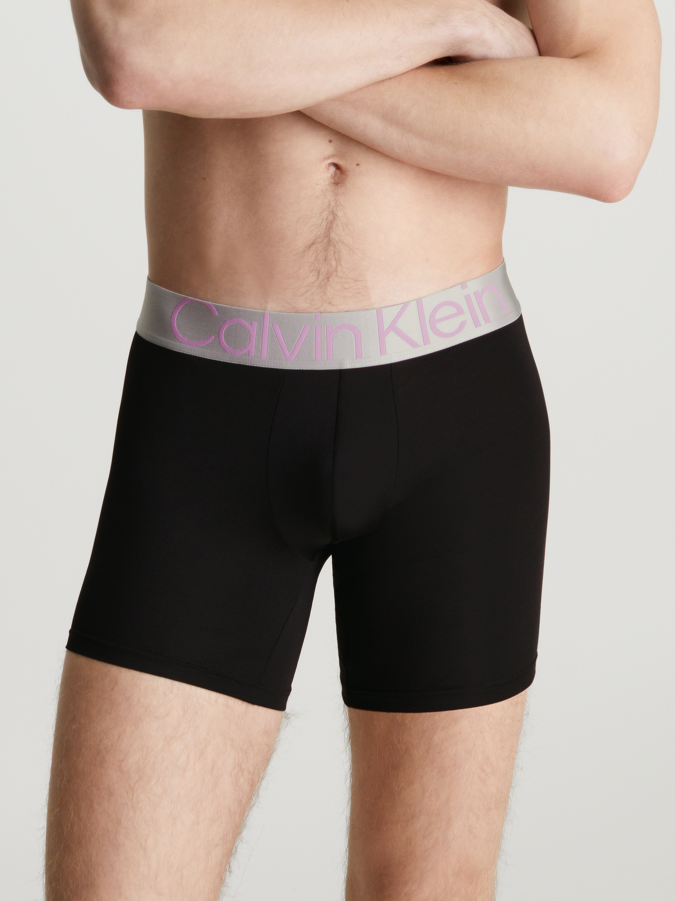 Calvin Klein Underwear Boxer (3-St) mit Logoschriftzug am Bund