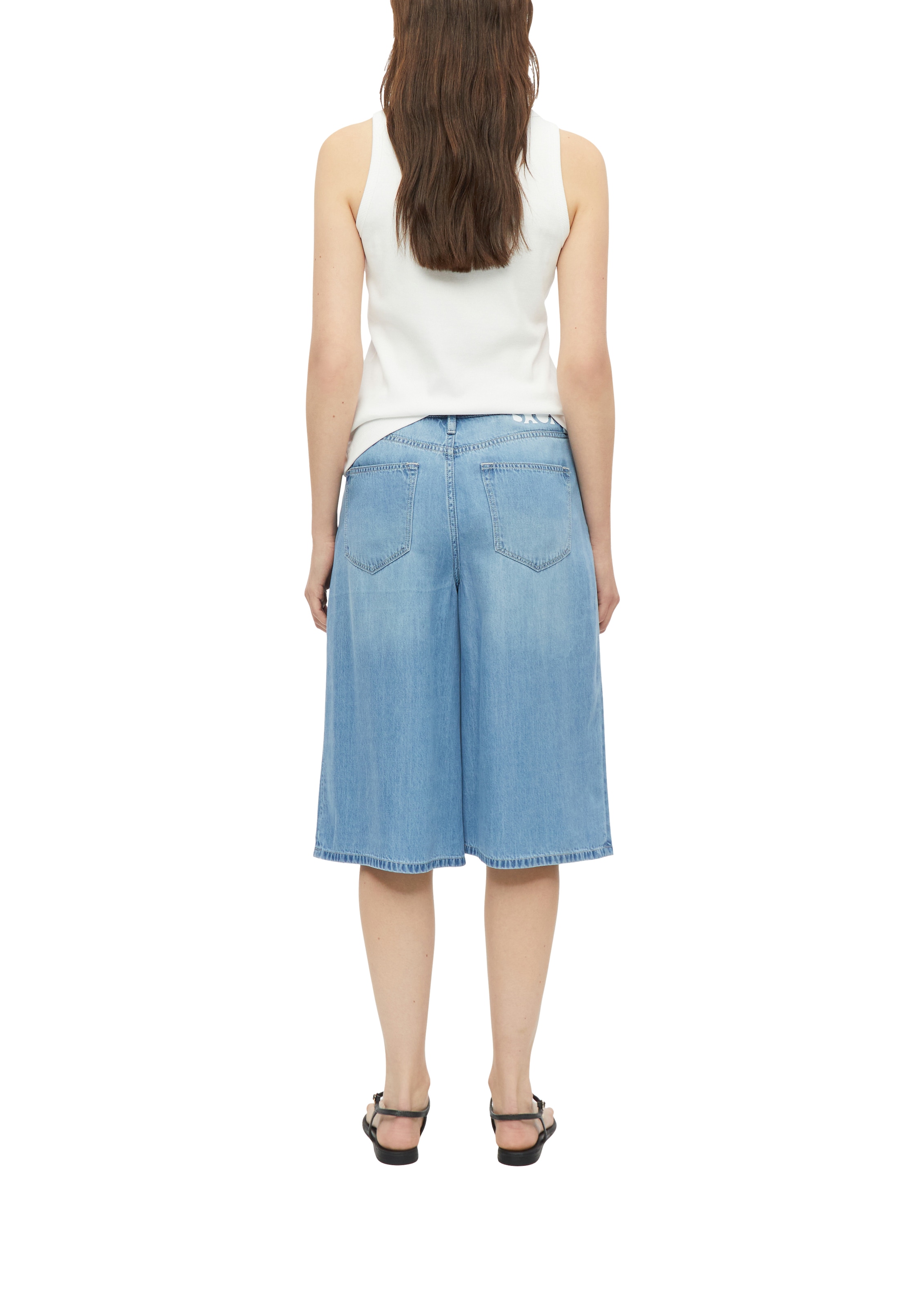 s.Oliver Bermudas »Style Suri«  Jeans-Hosenrock - kniebedeckend