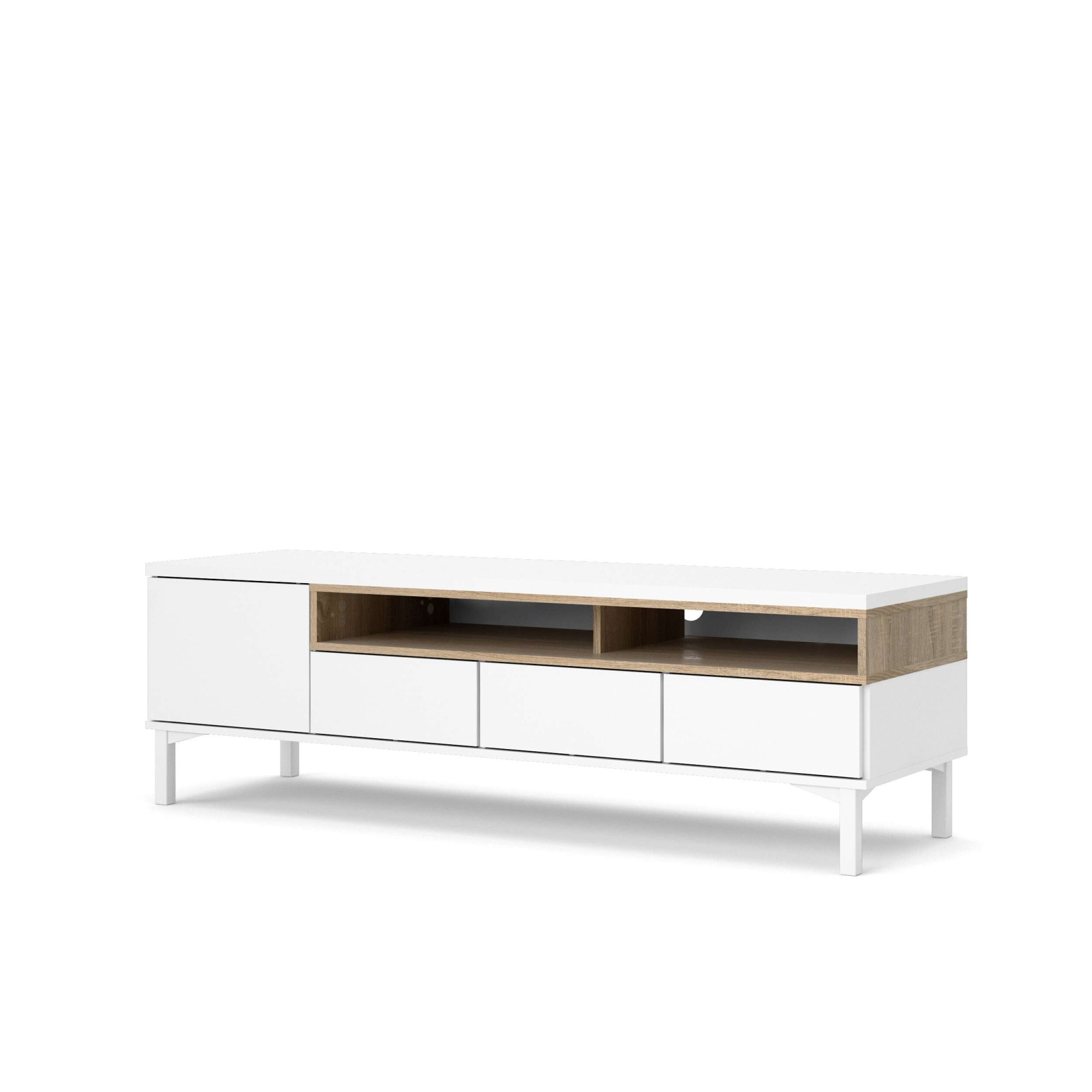 INOSIGN TV-Board »Roomers TV-Board, TV-Möbel, TV-Unit, Media-Möbel, Sideboard«, Breite/Höhe 156/48 cm, 2 offene Fächer mit Rahmen-Optik, Kabelführung