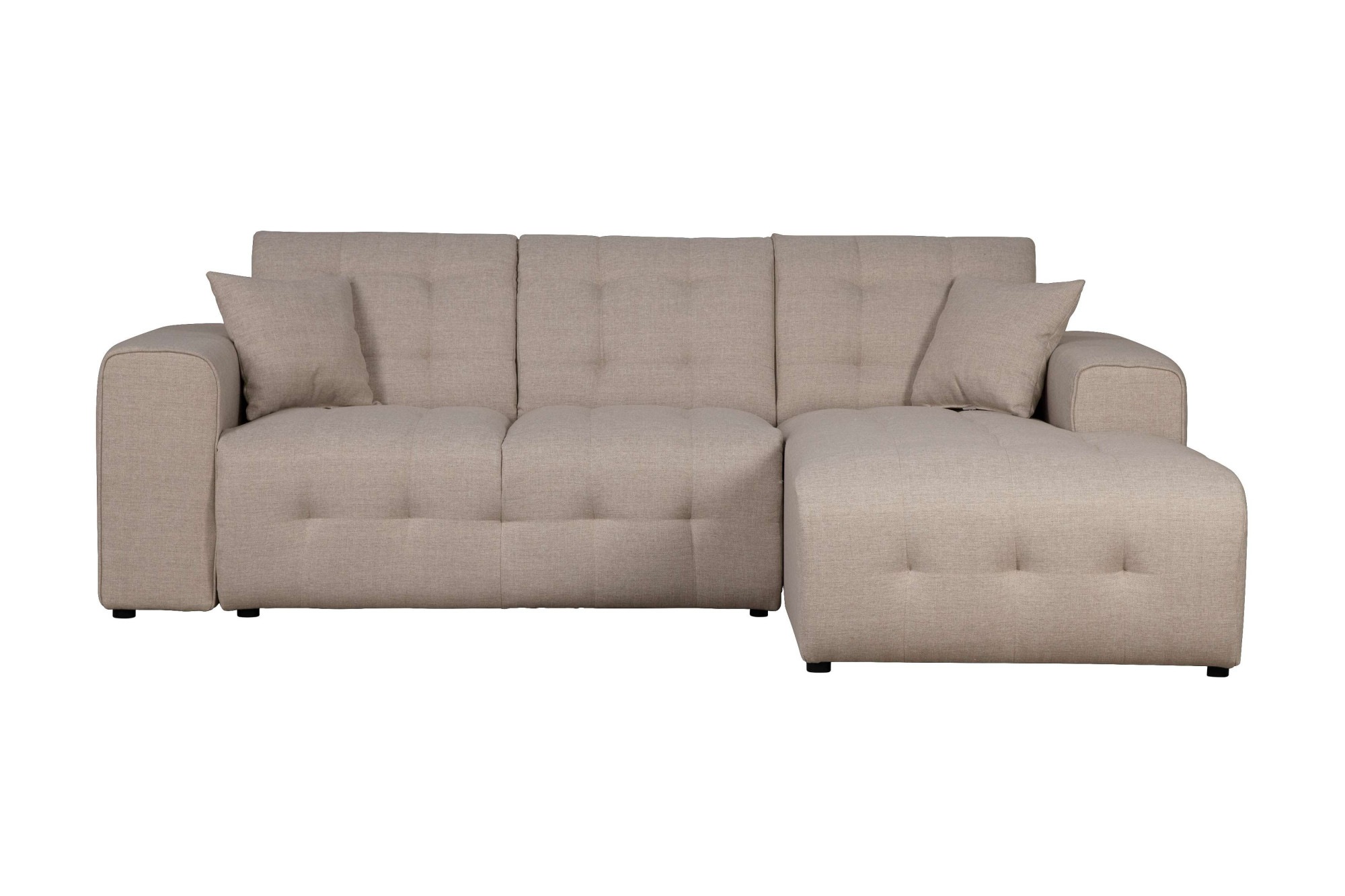 Home affaire Ecksofa »Nosia L-Form«, incl. 2 Zierkissen, mit feiner Steppun günstig online kaufen