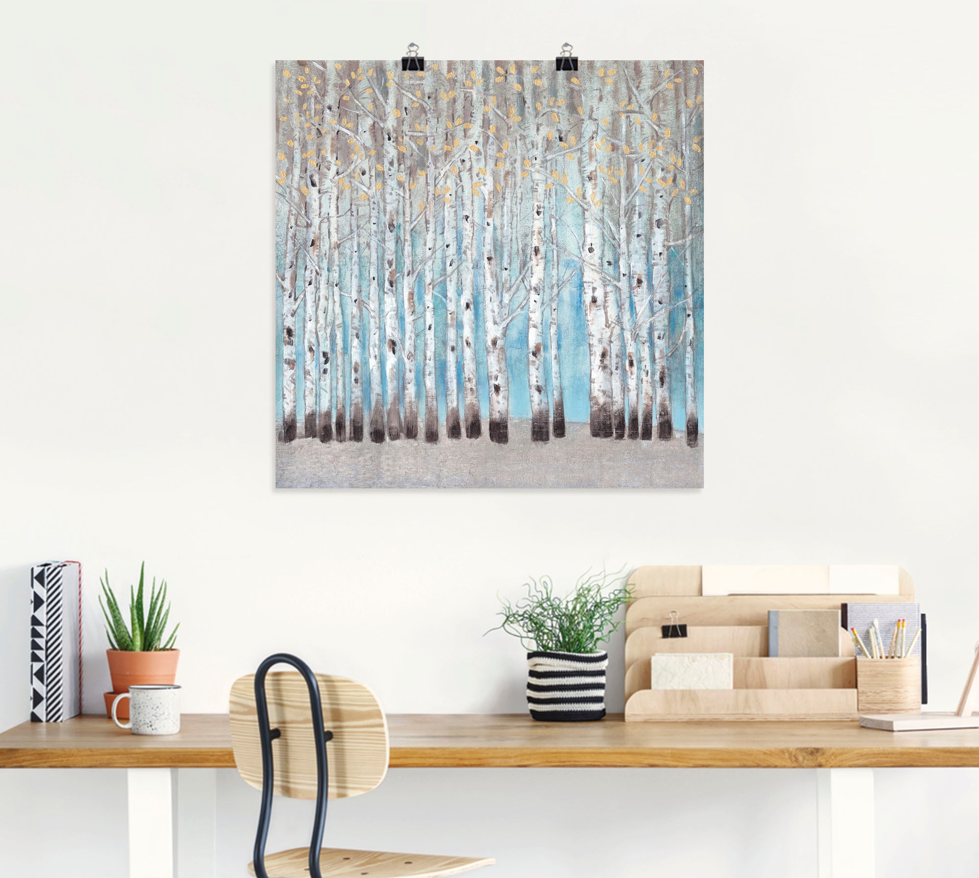 Artland Poster »In den Wald I«, Wald, (1 St.), als Alubild, Leinwandbild, Wandaufkleber oder Poster in versch. Größen