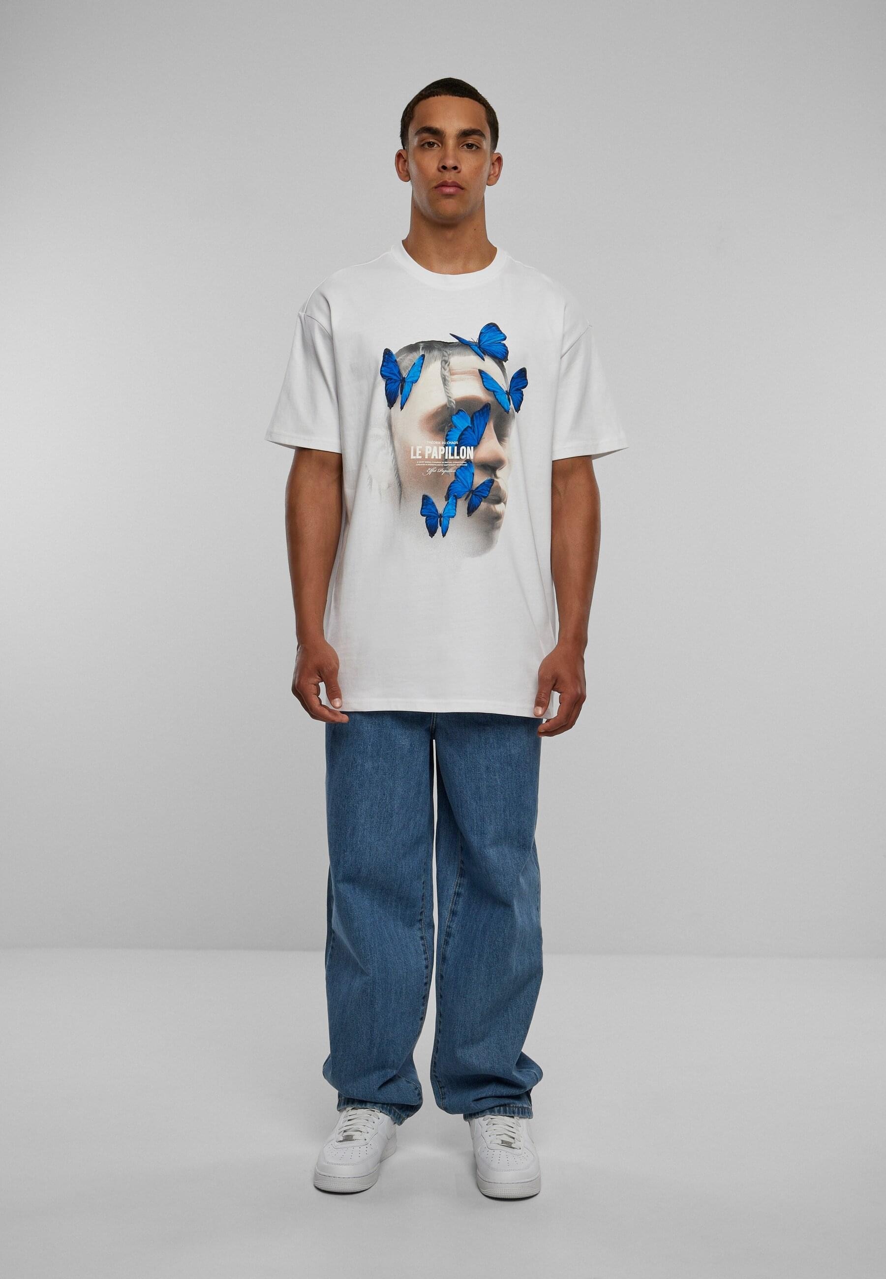 Upscale by Mister Tee Kurzarmshirt »Upscale by Mister Tee Herren Le Papillon Oversize Tee« 1 Stk.