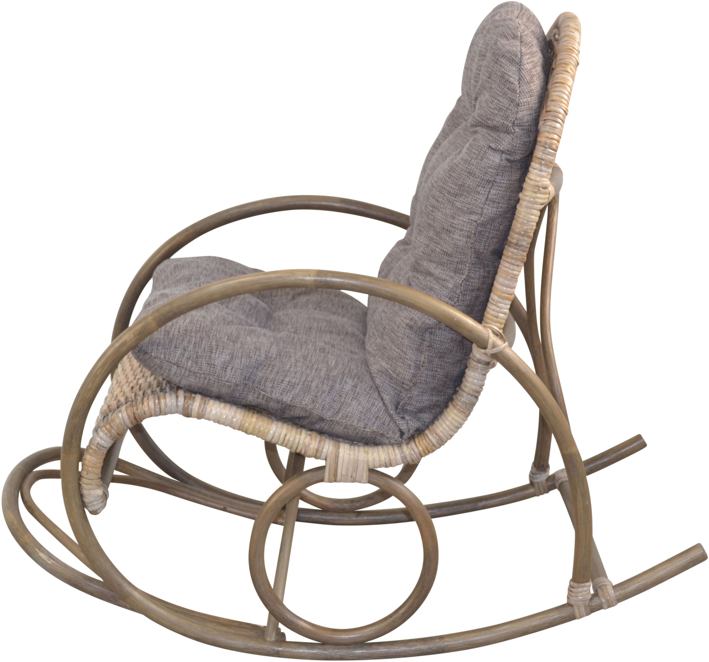 HOFMANN LIVING AND MORE Schaukelsessel, (1 St.), Handgeflochten