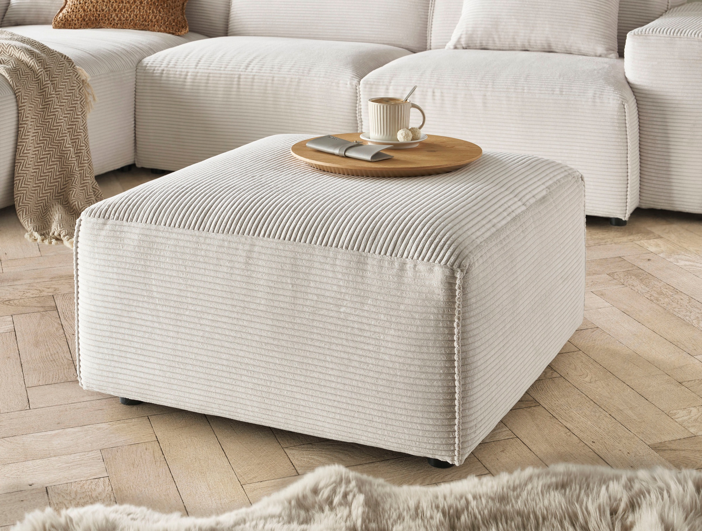 andas Hocker »Glimminge auch in Breitcord, Feincord und Easy care-Bezug«, passend zur Serie "Glimminge"
