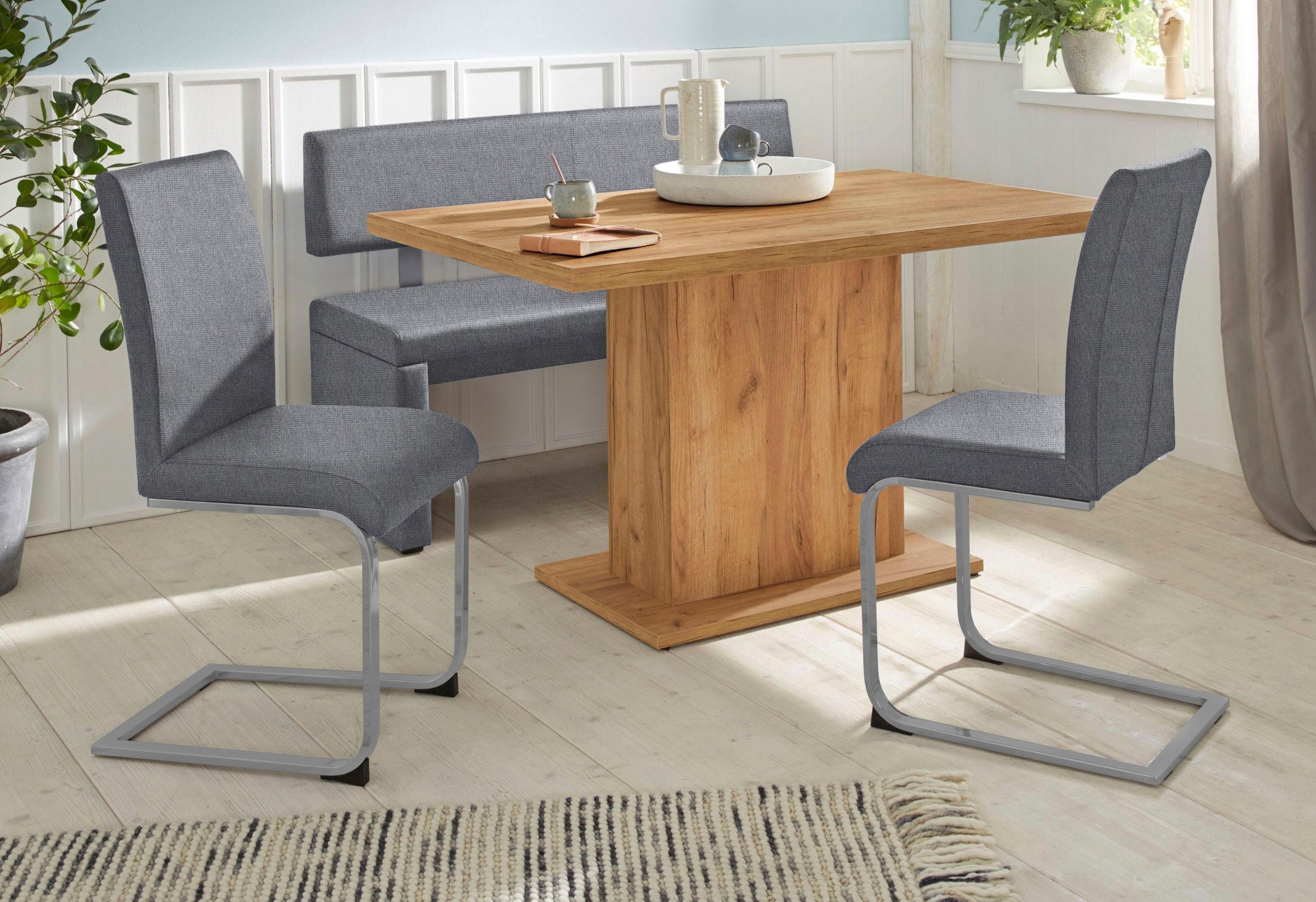 Home affaire Sitzbank "Charissa" mit Lehne, Breite 140, 160 oder 180 cm günstig online kaufen