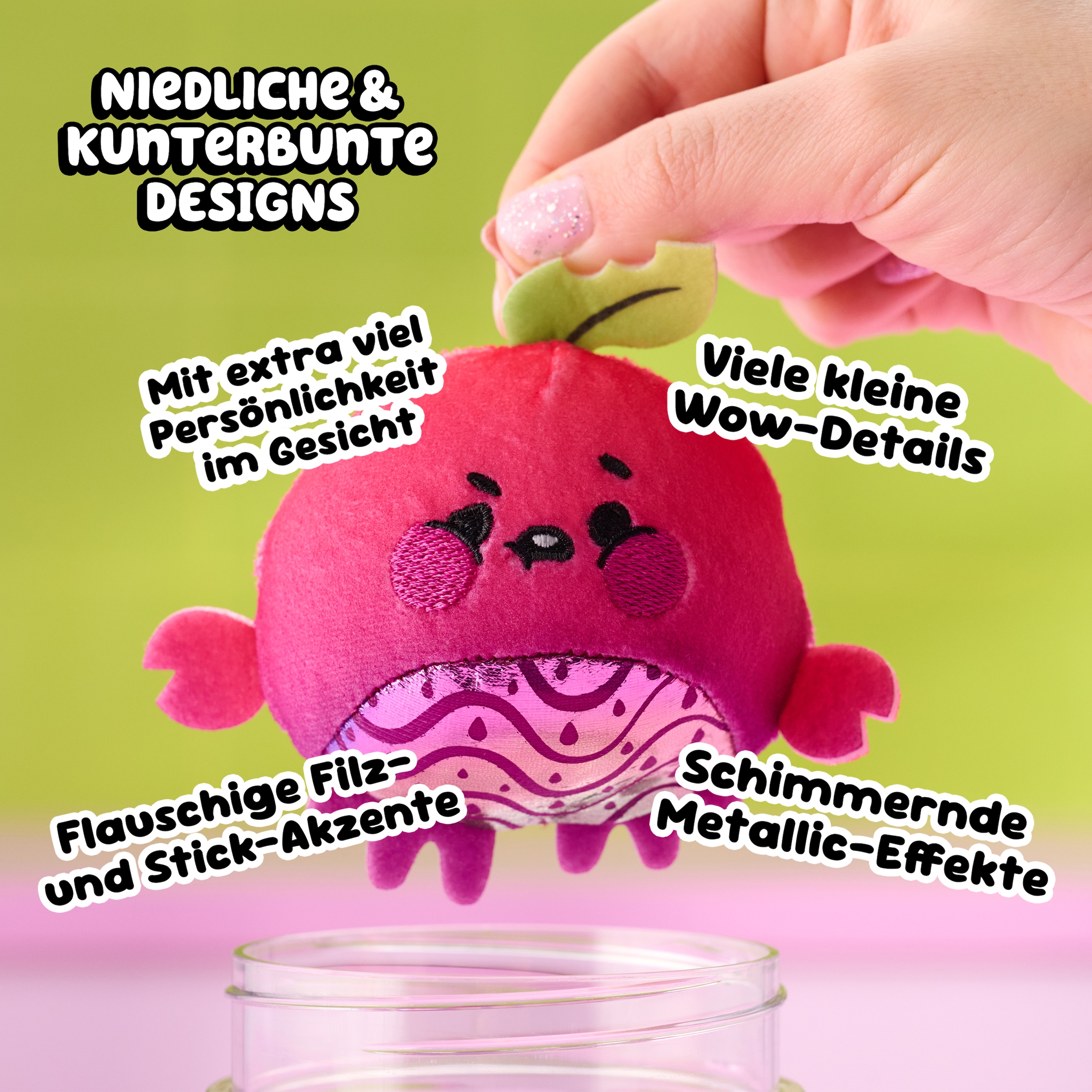 Spin Master Plüschfigur »Magic Jellykins - Magische Sammelplüschfreunde« aus dem Glas, die im Wasser erscheinen - Variante nicht wählbar