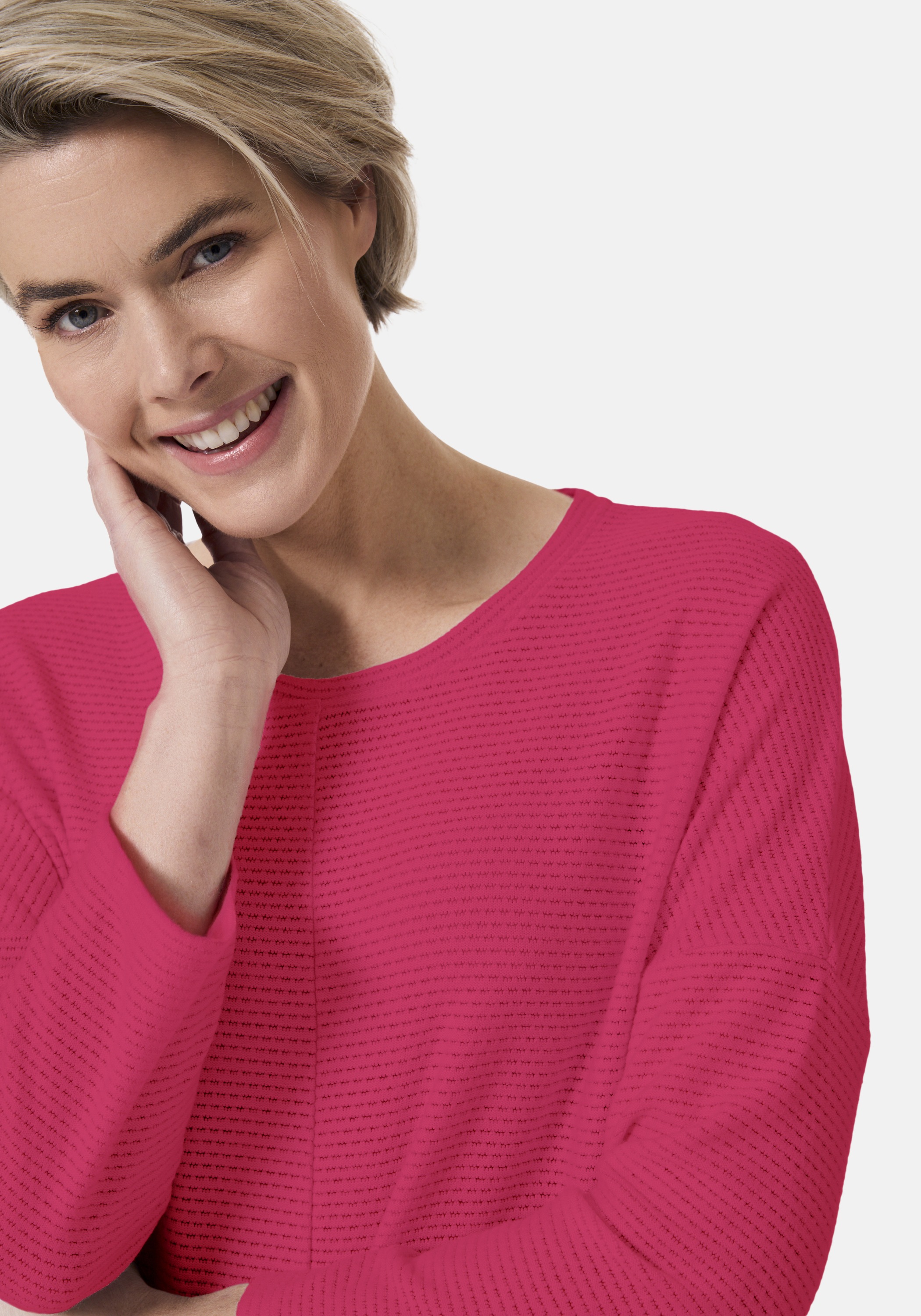 STOOKER WOMEN Sweatshirt »STCLEA Sweatshirt 3/4-Arm«, Regular Fit Sweatshirt für Damen