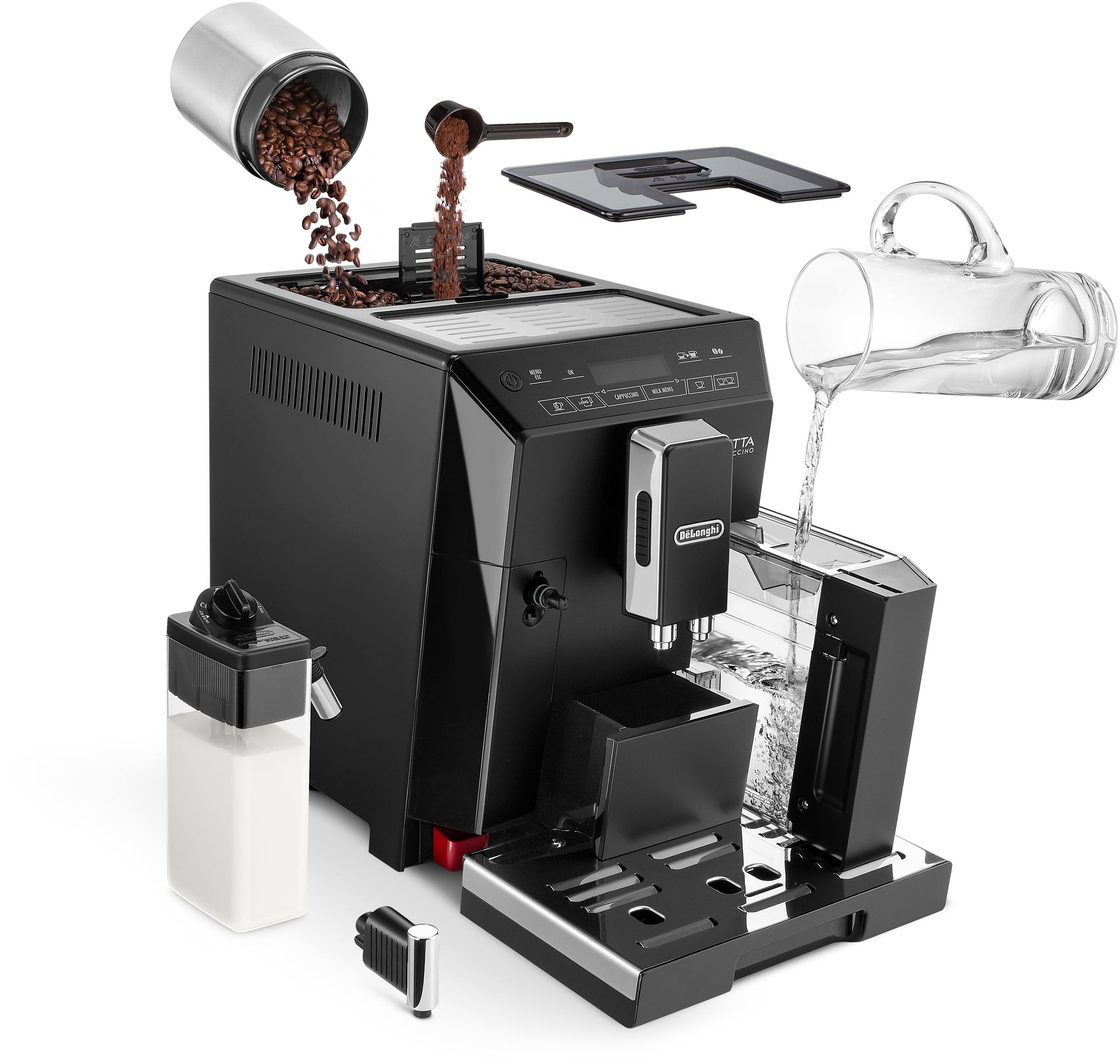 3. Bild von De'Longhi Kaffeevollautomat »Eletta Cappuccino ECAM 44.668.B«