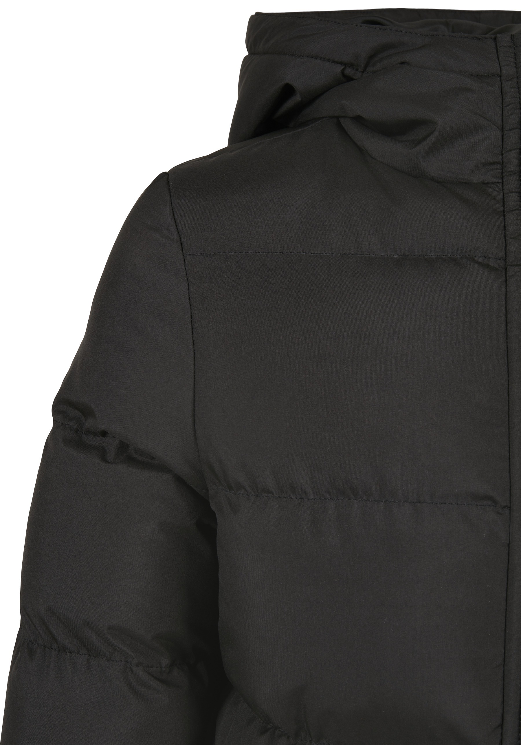 URBAN CLASSICS Winterjacke »Urban Classics Damen Girls Hooded Puffer Jacket« 1 Stk. tlg. mit Kapuze