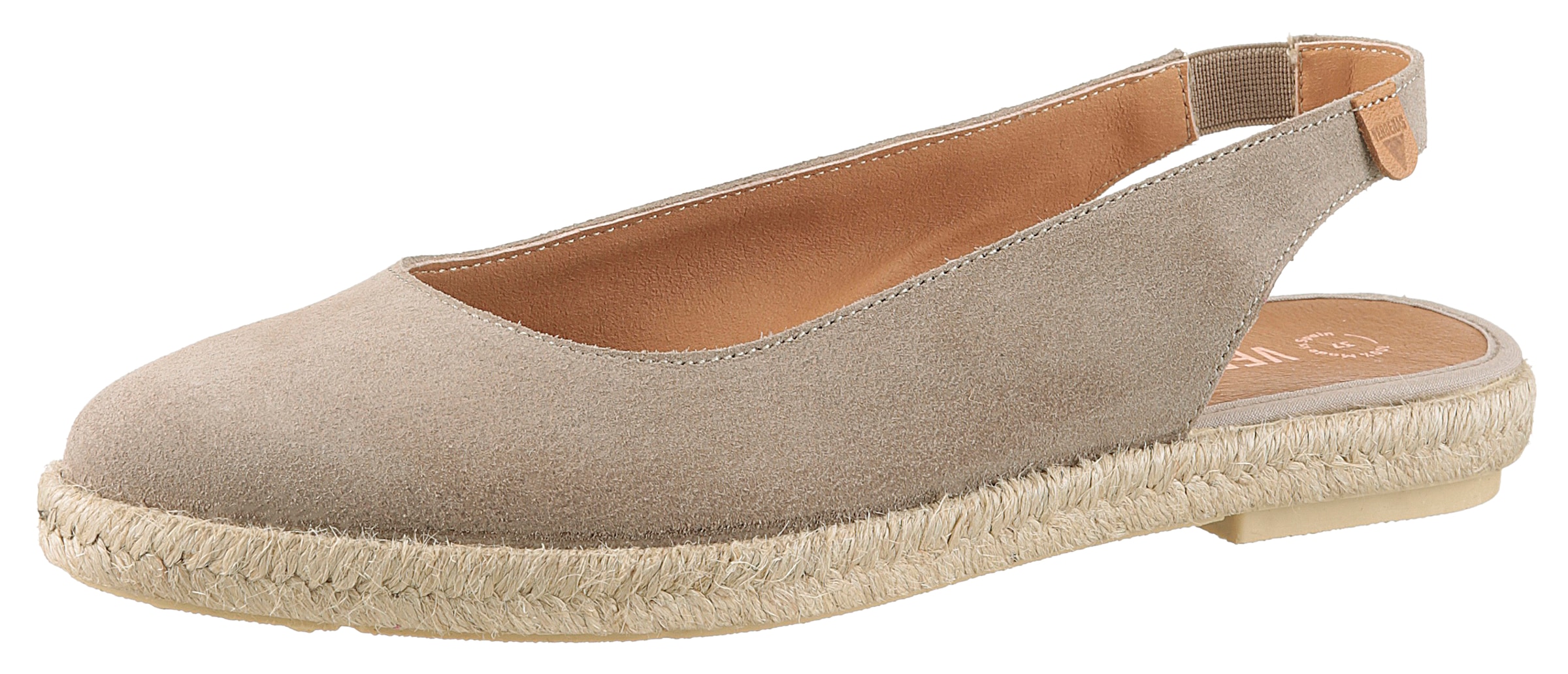 VERBENAS Slingsandale »Kiara Serraje«, Sommerschuh, Sling, Urlaubschuh mit Juterahmen