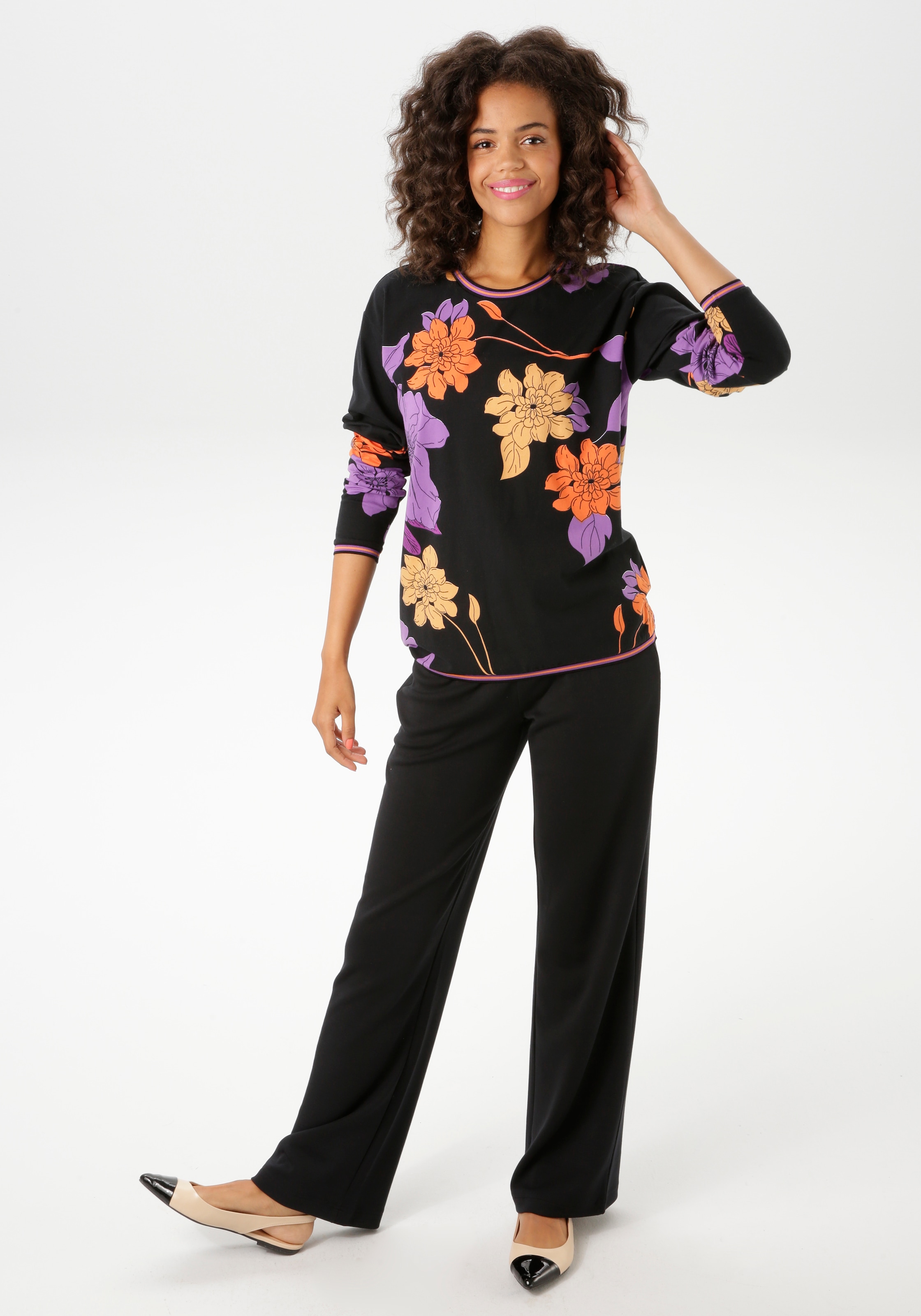 Aniston CASUAL Jogginghose  aus super weicher, elastischer Jersey-Qualität