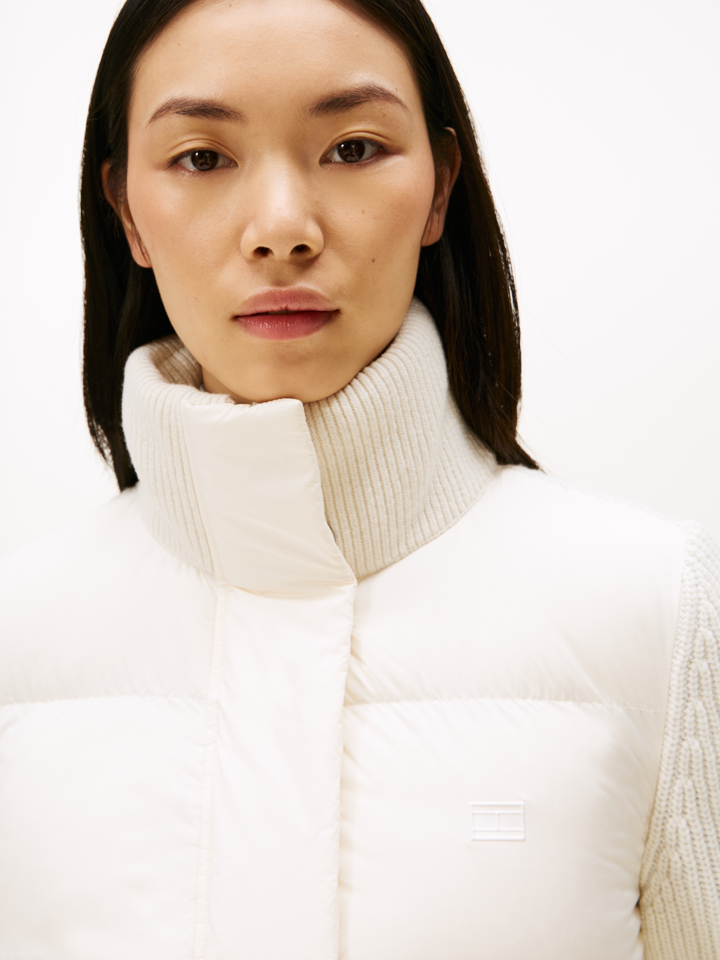 Tommy Hilfiger Steppjacke »MODERN DOWN KNIT MIX REG JACKET«