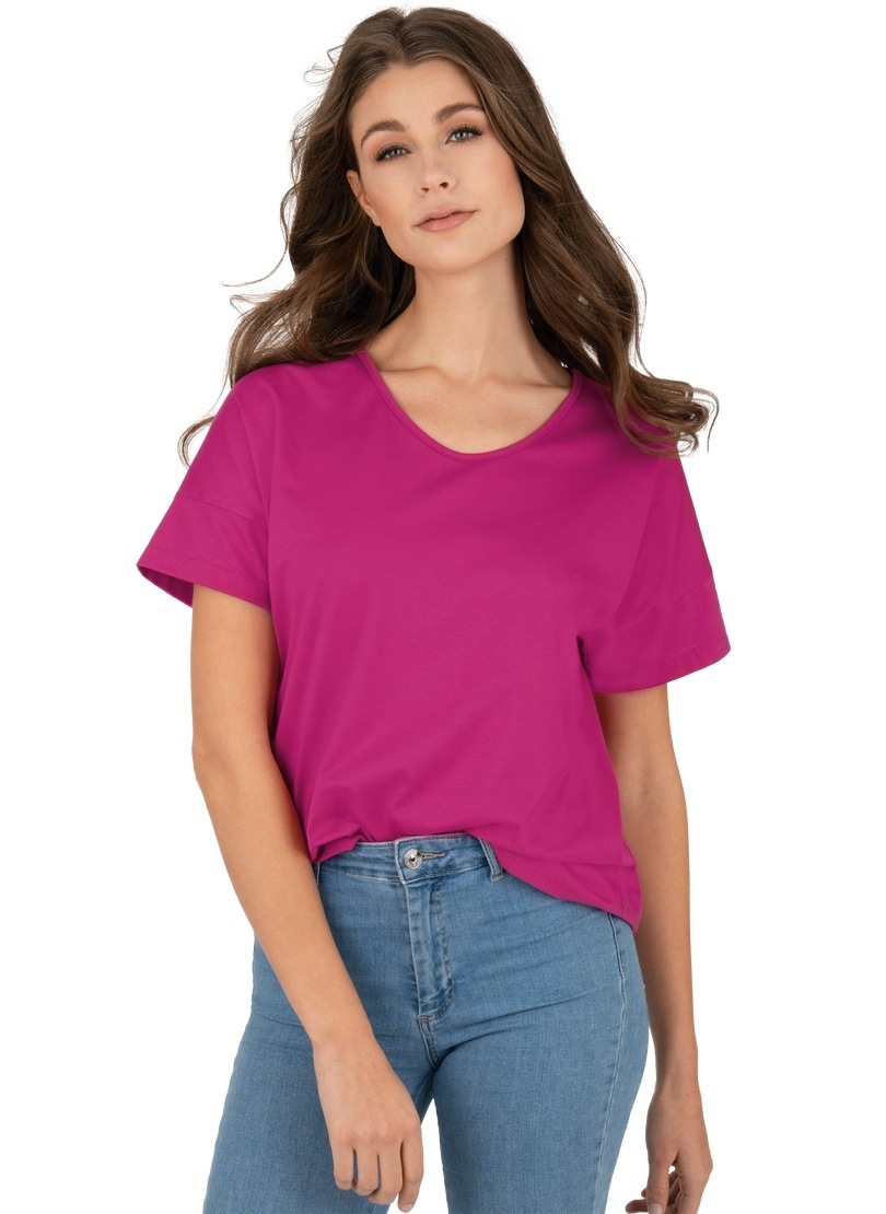 Trigema T-Shirt »TRIGEMA Oversize bei online T-Shirt mit V-Ausschnitt«