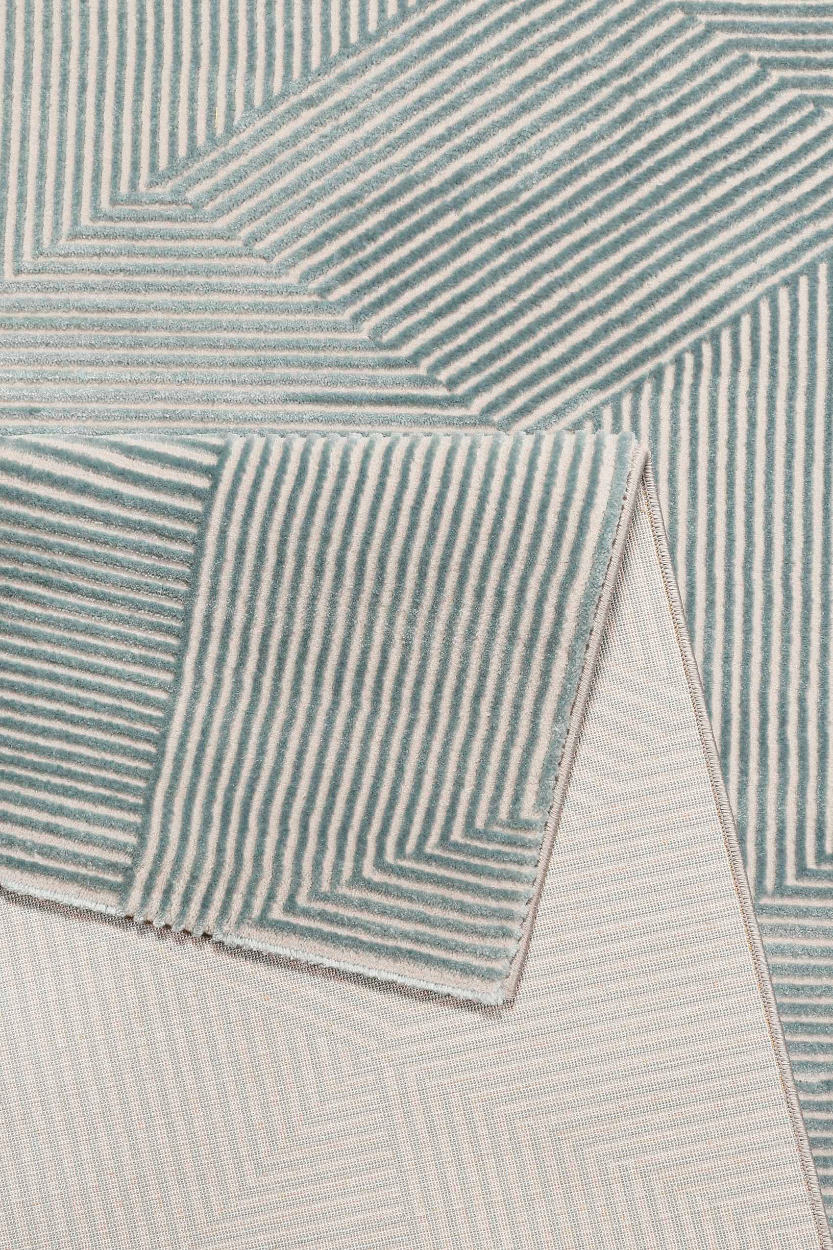 Esprit Teppich »Velvet Groove ESP-8780«, rechteckig, 12 mm Höhe, Kurzflor, Hoch Tief Struktur, Wohnzimmer, Schlafzimmer