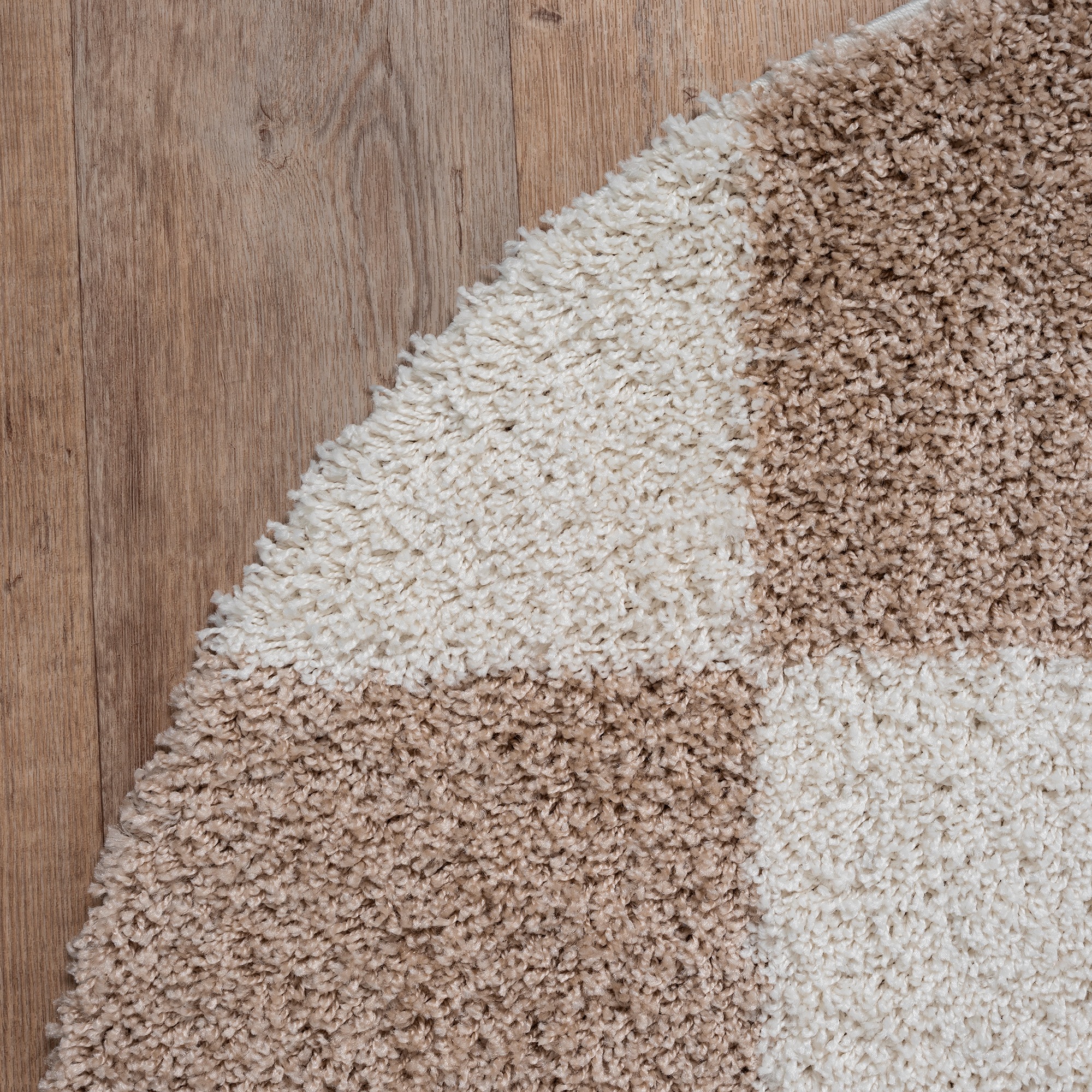 Sanat Hochflor-Teppich »Milano 1250«, rund, 30 mm Höhe, Hochflor, Wohnzimmer, Schlafzimmer, fussbodenheizungsgeeignet