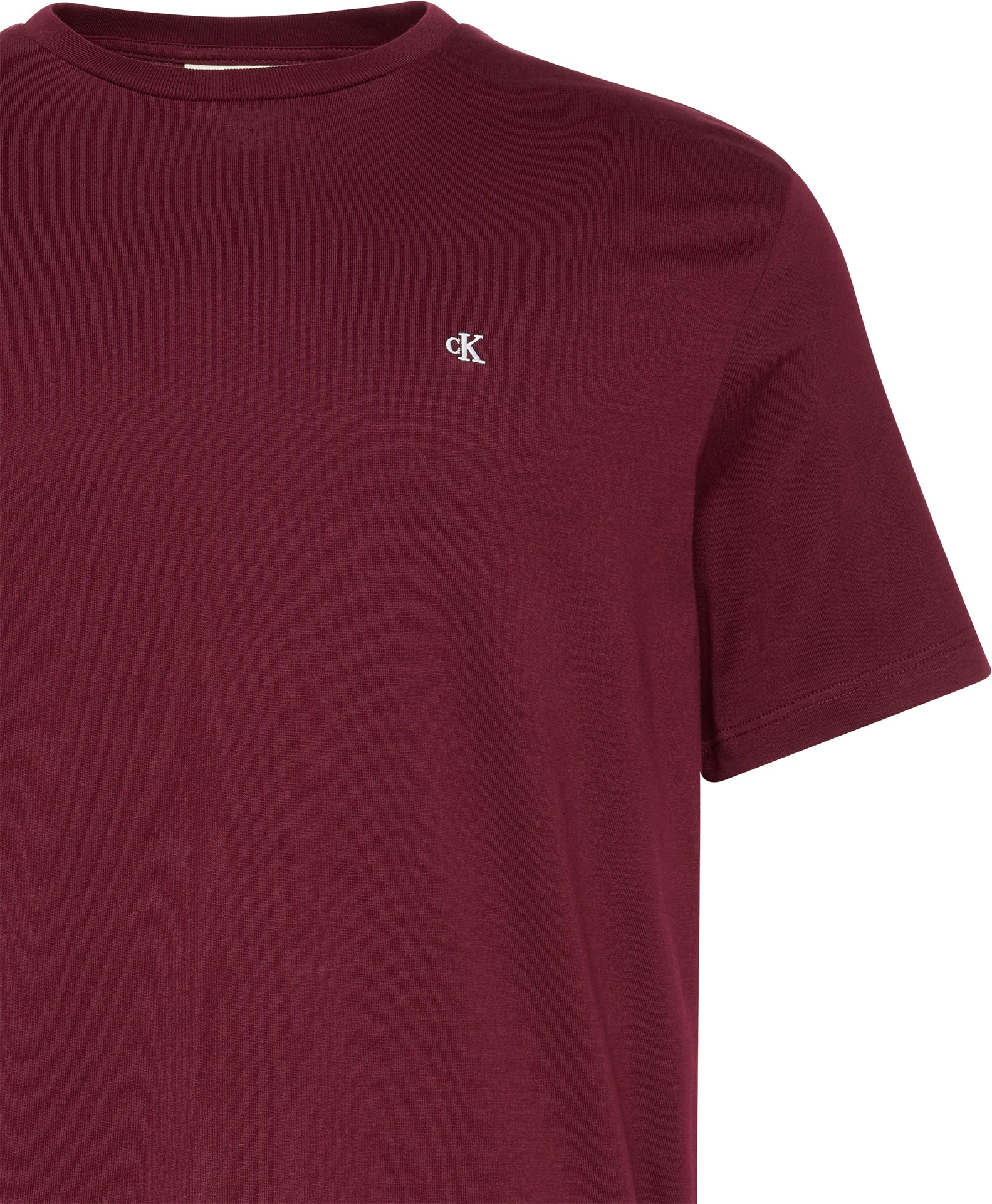 Calvin Klein Jeans T-Shirt »SS SMOOTH CTTN SOLID CREWNK TEE«, mit Logo