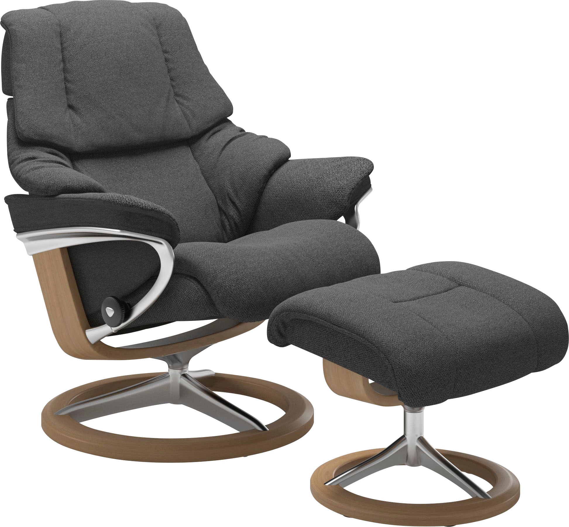 Stressless® Relaxsessel »Reno«, (Set, Relaxsessel mit Hocker), mit Hocker, günstig online kaufen