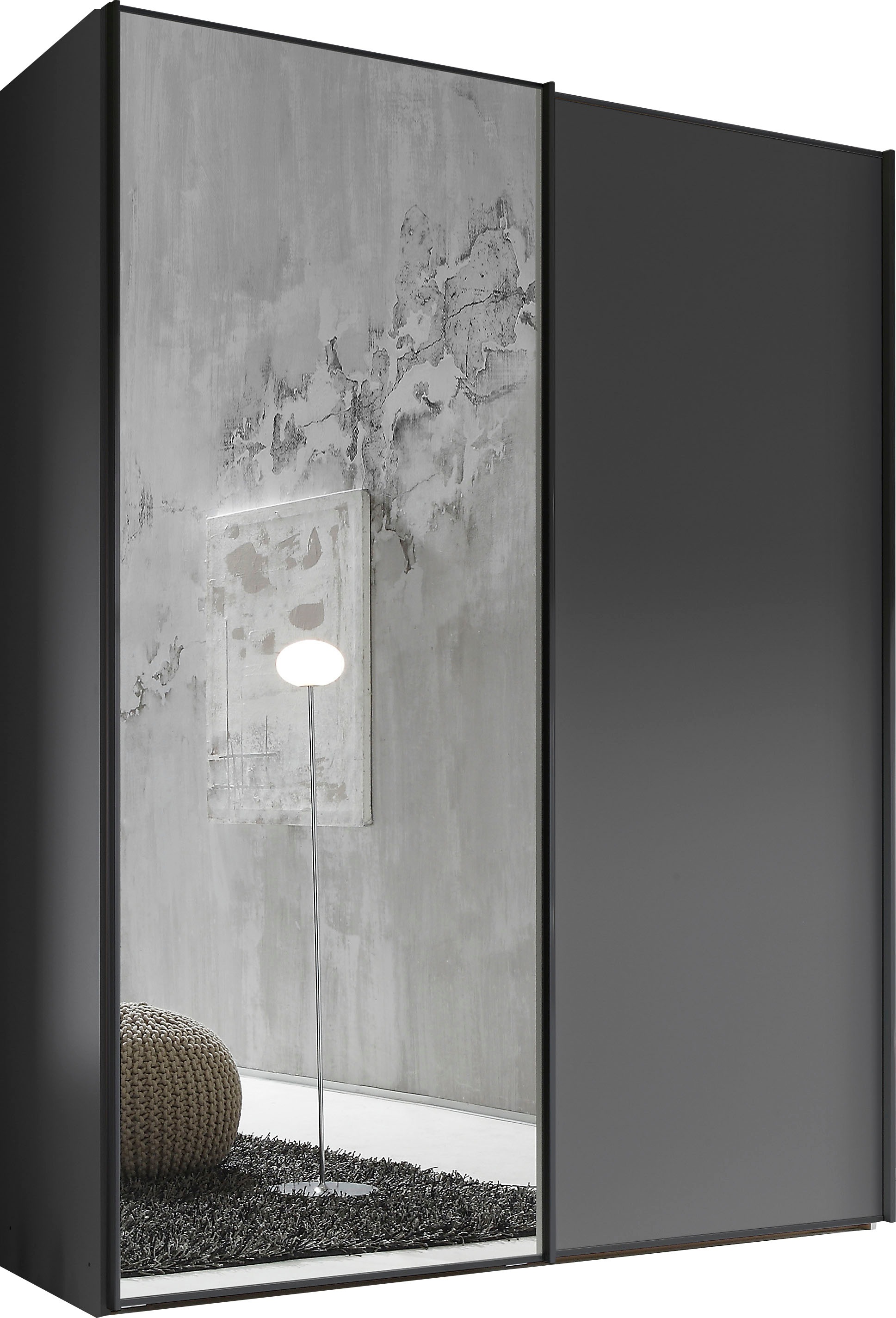 STAUD Schwebetürenschrank »Sinfonie Plus, edles Design in hochwertiger Qualität, Made in Germany« Mit Spiegeltüre und vier verschiedenen Ausstattungsvarianten