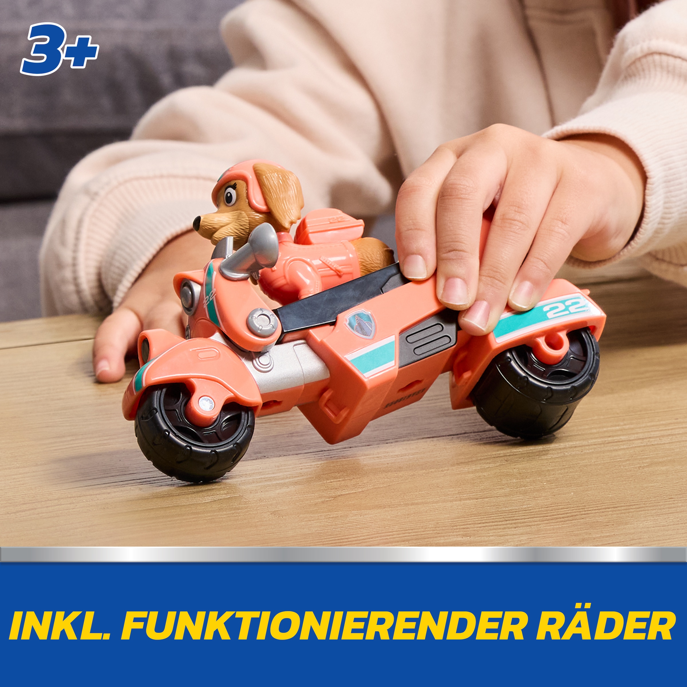 Spin Master Spielzeug-Auto »PAW Patrol - Liberty Rettungs-Motorrad«