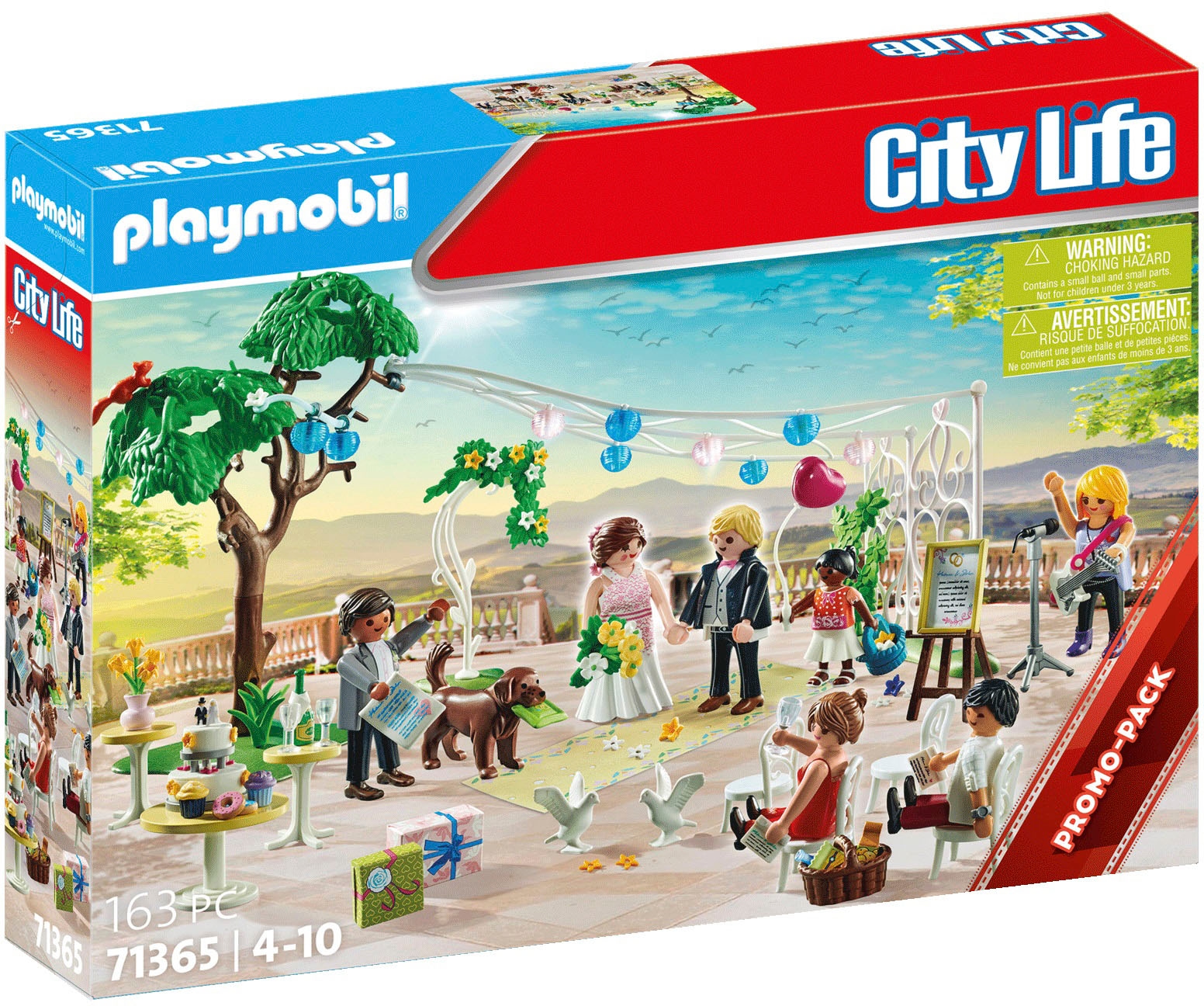 Playmobil® Konstruktions-Spielset »Hochzeitsfeier (71365), My City Life«, (163 St.)