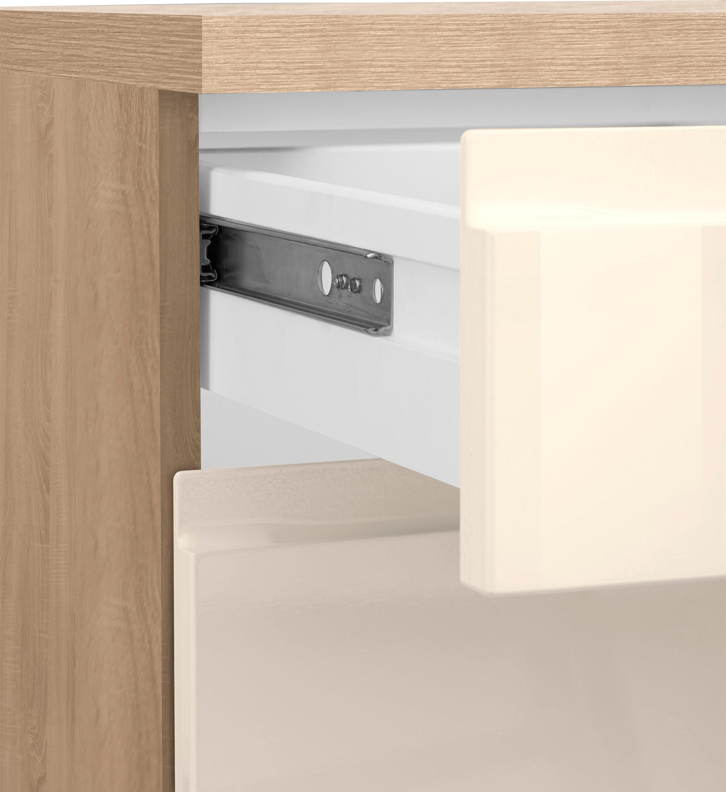 KOCHSTATION Küchenzeile »KS-Virginia« Breite 300 cm, ohne E-Geräte