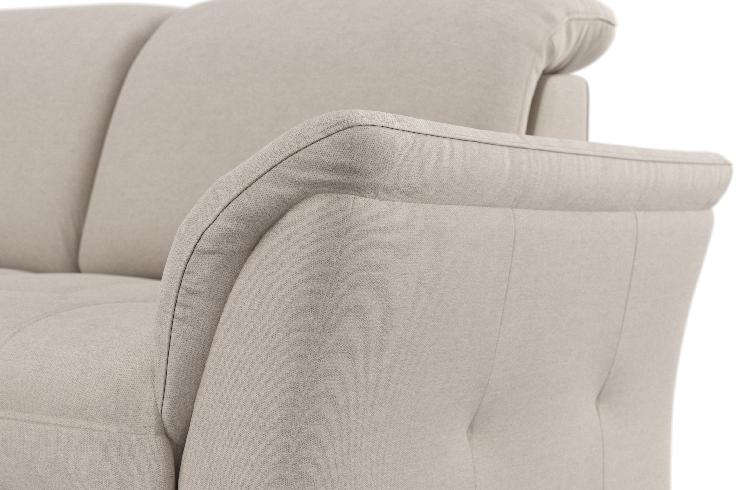 sit&more Ecksofa »Maggiore L-Form« wahlweise mit Kopfteilverstellung, Bettfunktion und Bettkasten