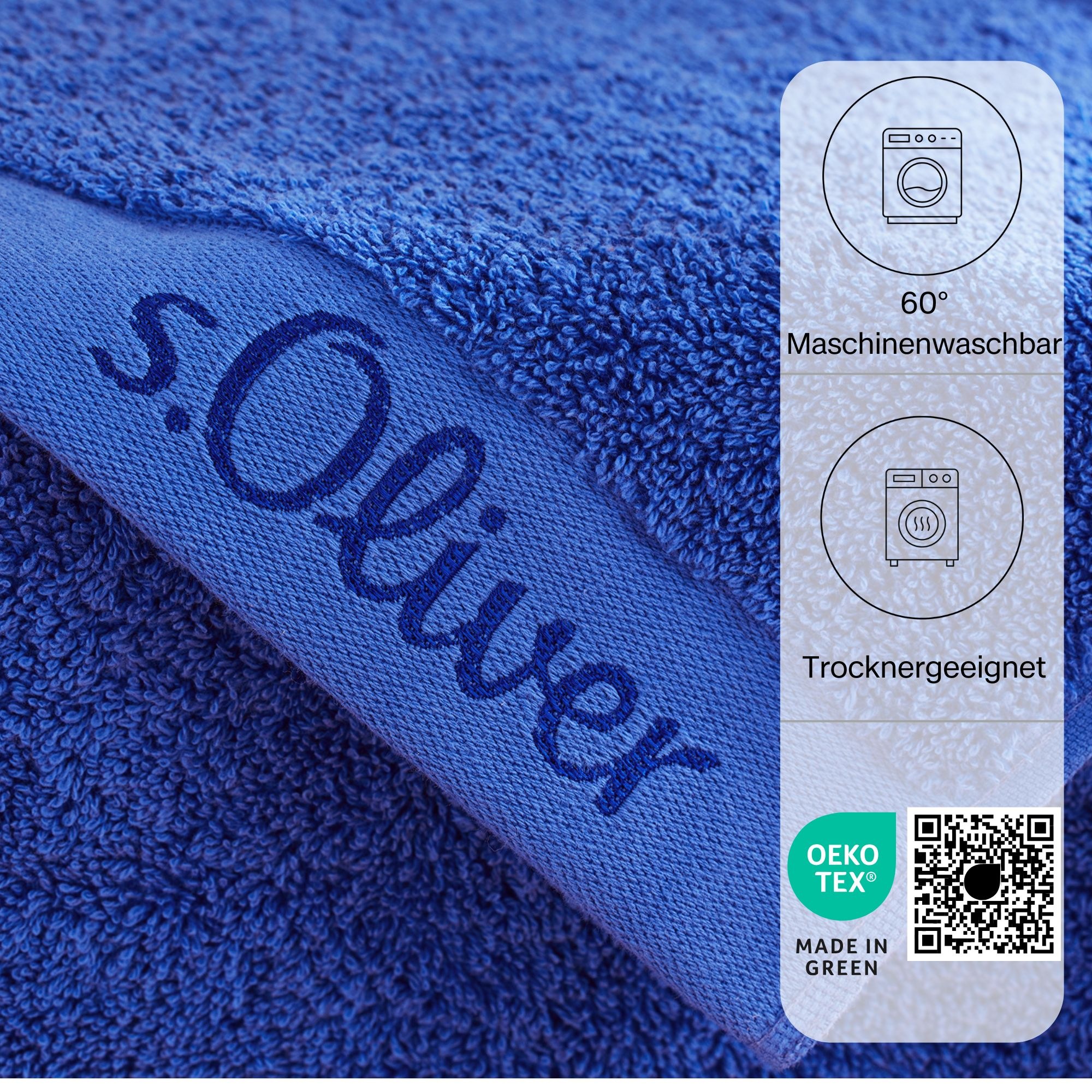 s.Oliver Handtuch »s. Oliver Handtuch«, (1 St., Handtuch 50 x 100 cm), besonders weich und saugfähig