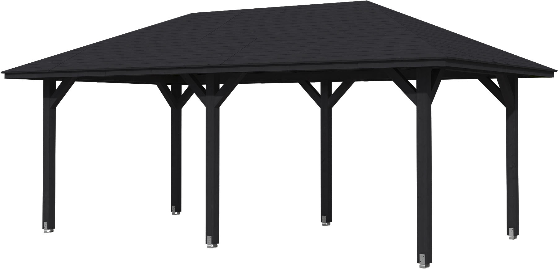 Skanholz Pavillon »Orleans 1«, 4-Eck, BxT: 374x656 cm