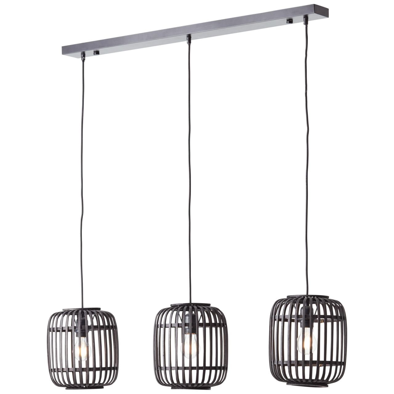 Brilliant Pendelleuchte »Woodrow«, 3 flammig, Leuchtmittel E27   ohne Leuch günstig online kaufen