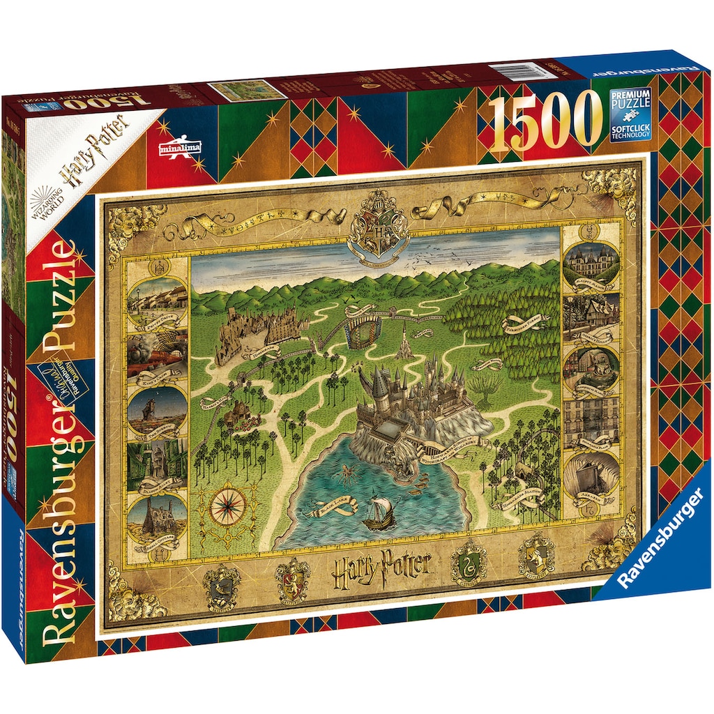 Ravensburger Puzzle »Hogwarts Karte«
