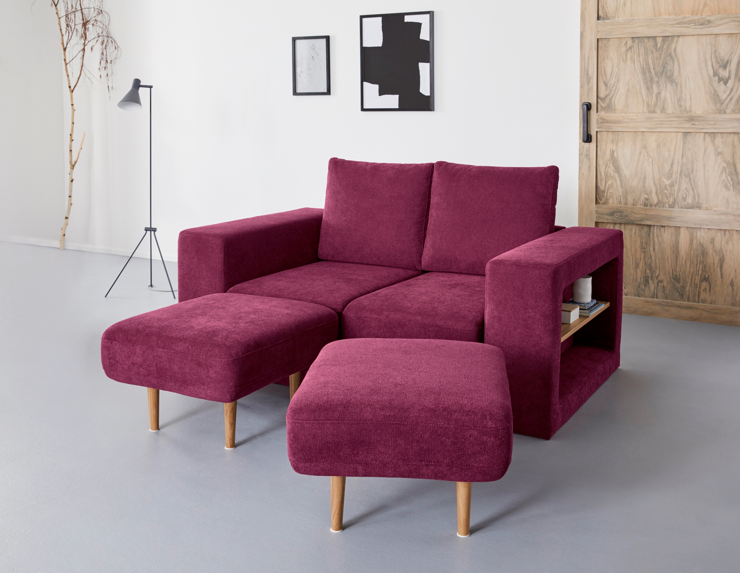 LOOKS by Wolfgang Joop 2-Sitzer »Looksvb«, Verwandlungssofa: aus Sofa wird günstig online kaufen