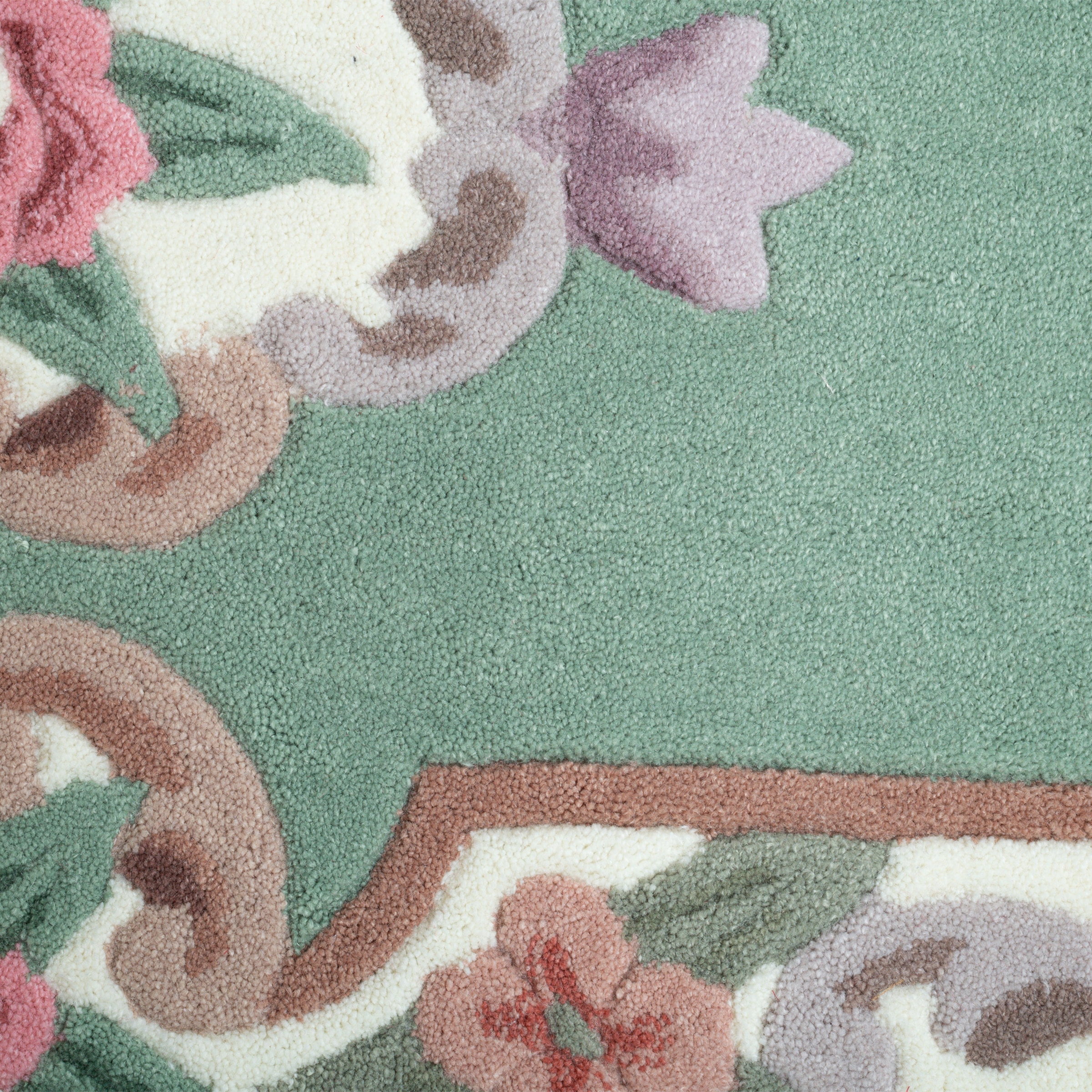THEKO Bettumrandung »Ming« Höhe 14 mm 3 Stk. tlg. Bettvorleger, Läufer-Set, Pastell-Farben, florales Design,