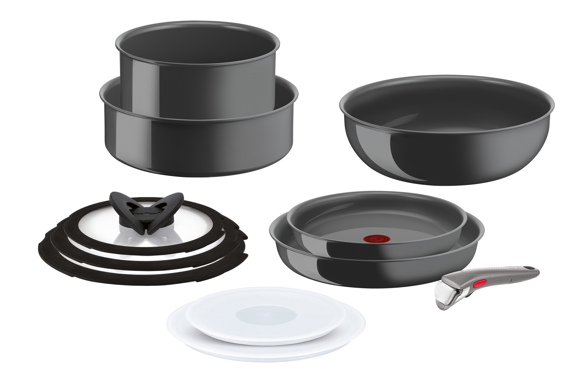 Tefal Pfannen-Set »Ingenio Renew« Aluminium Set, 11 Stk. tlg. abnehmbarer G günstig online kaufen