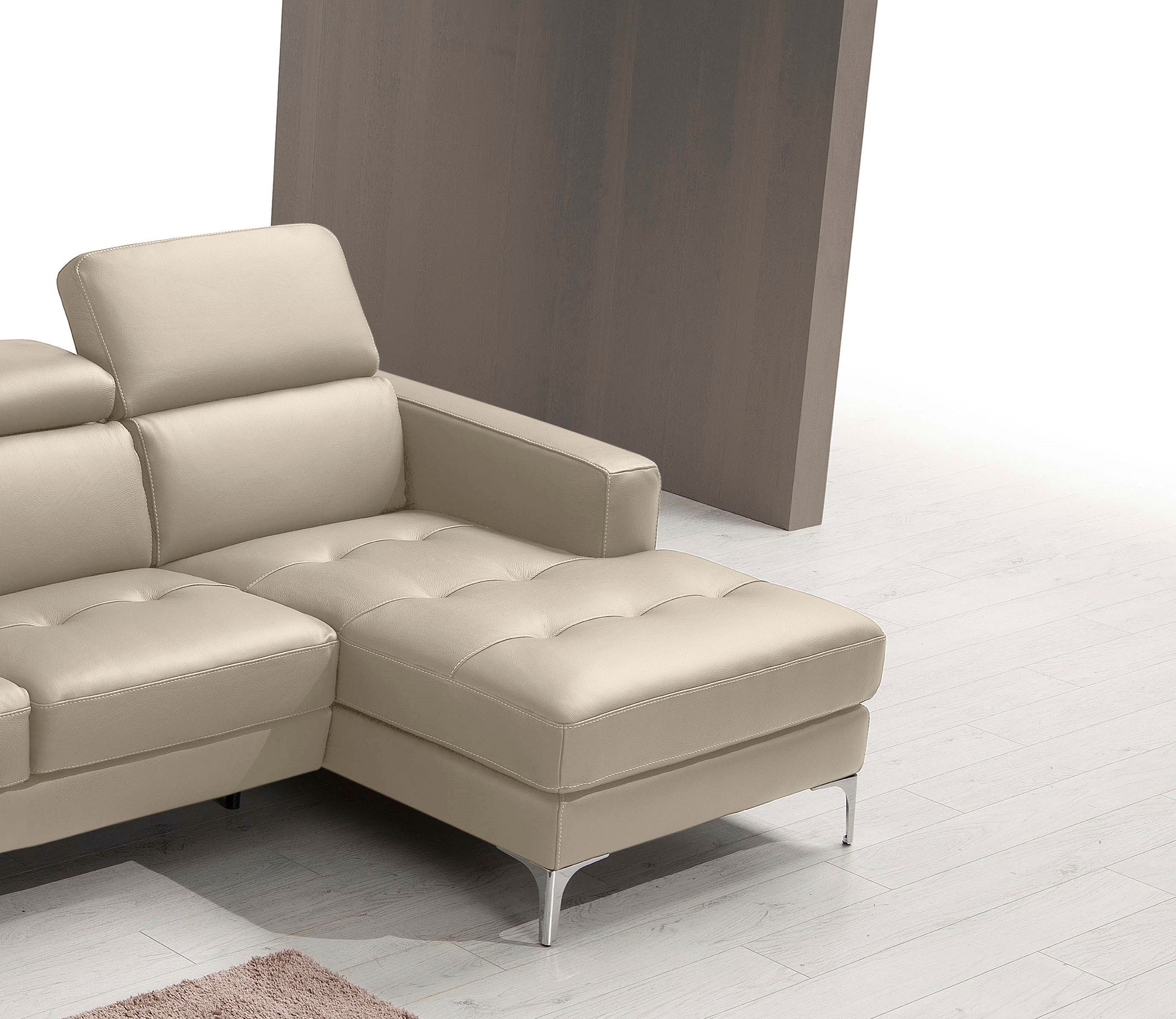 Egoitaliano Ecksofa »Matt, erstklassiger Sitzkomfort, aufwendige Detailverarbeitung, L-Form«, mit verstellbaren Kopfteilen zum Relaxen