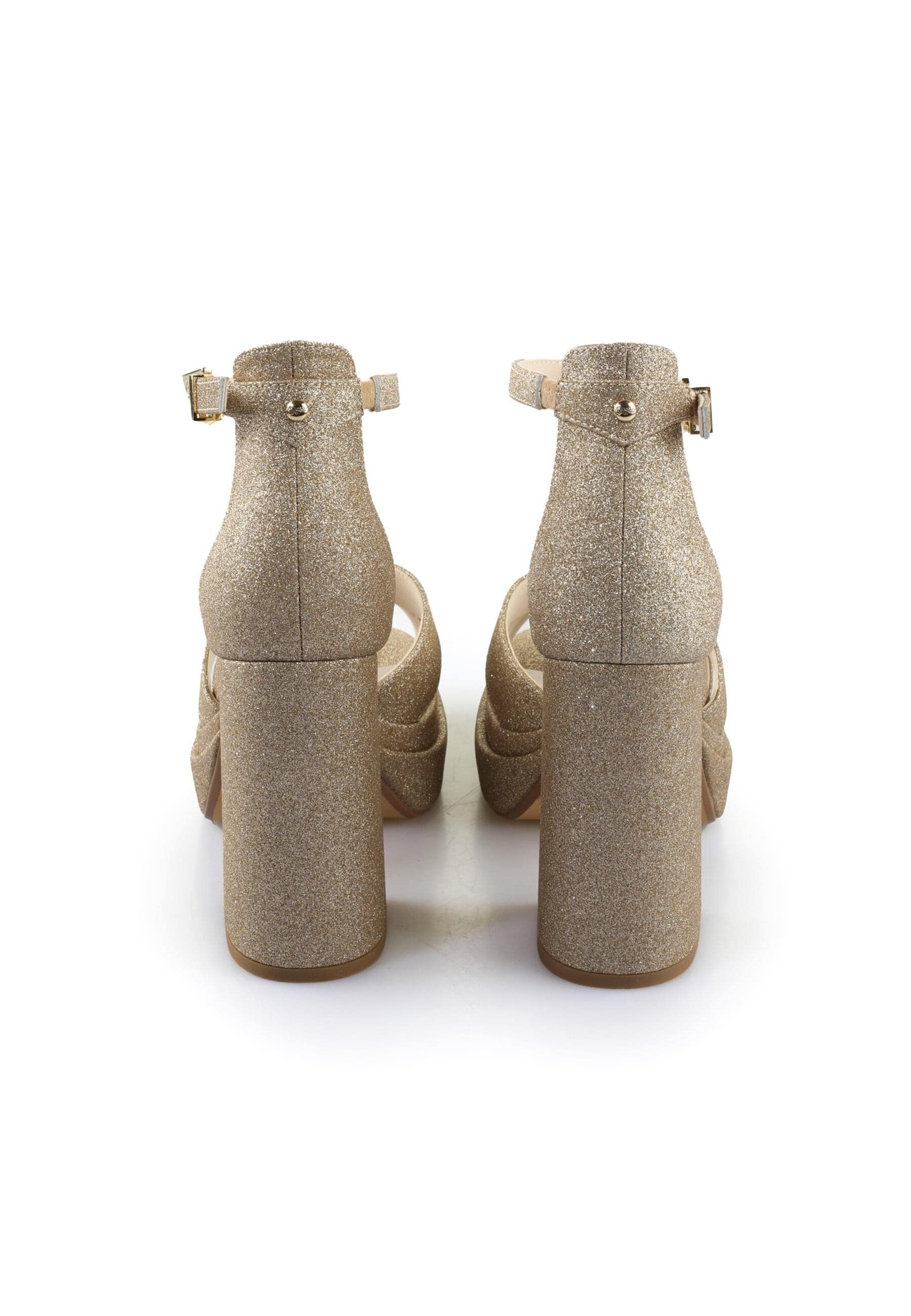 Buffalo High-Heel-Pumps »Buffalo Cross -Vegan Glitter«