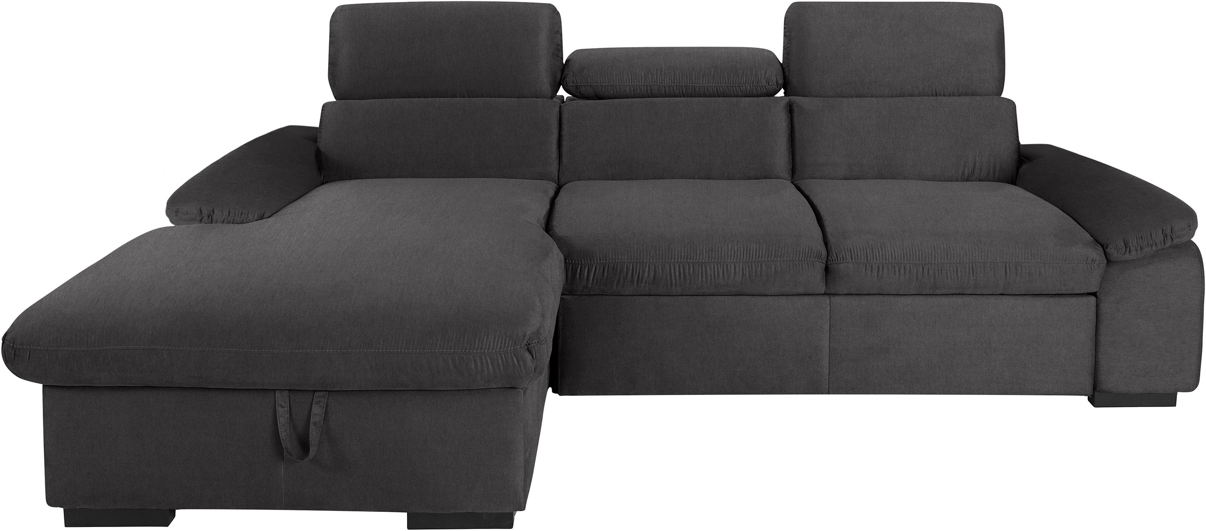 COTTA Ecksofa »Lola L-Form mit Kopfteilfunktion & Hocker« wahlweise mit Bet günstig online kaufen